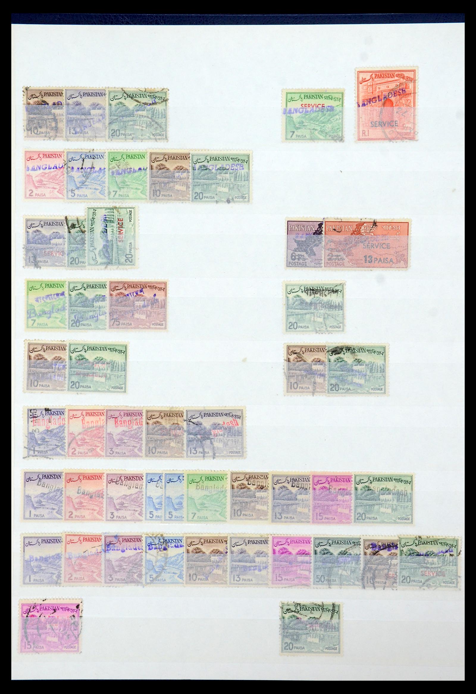 35301 002 - Postzegelverzameling 35301 Bangladesh 1971-1992.