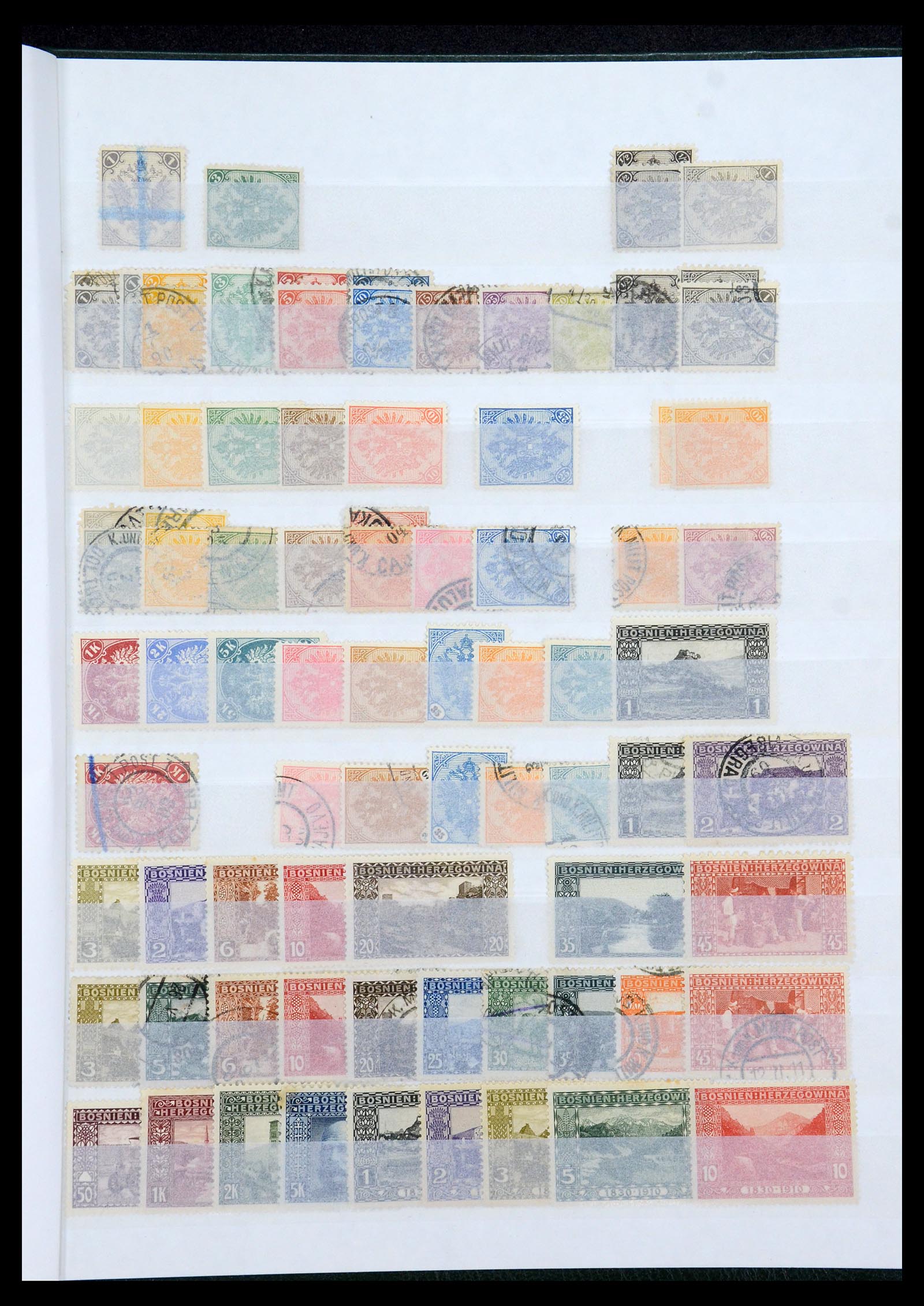 35302 001 - Postzegelverzameling 35302 Bosnië en Servië 1871-1920.
