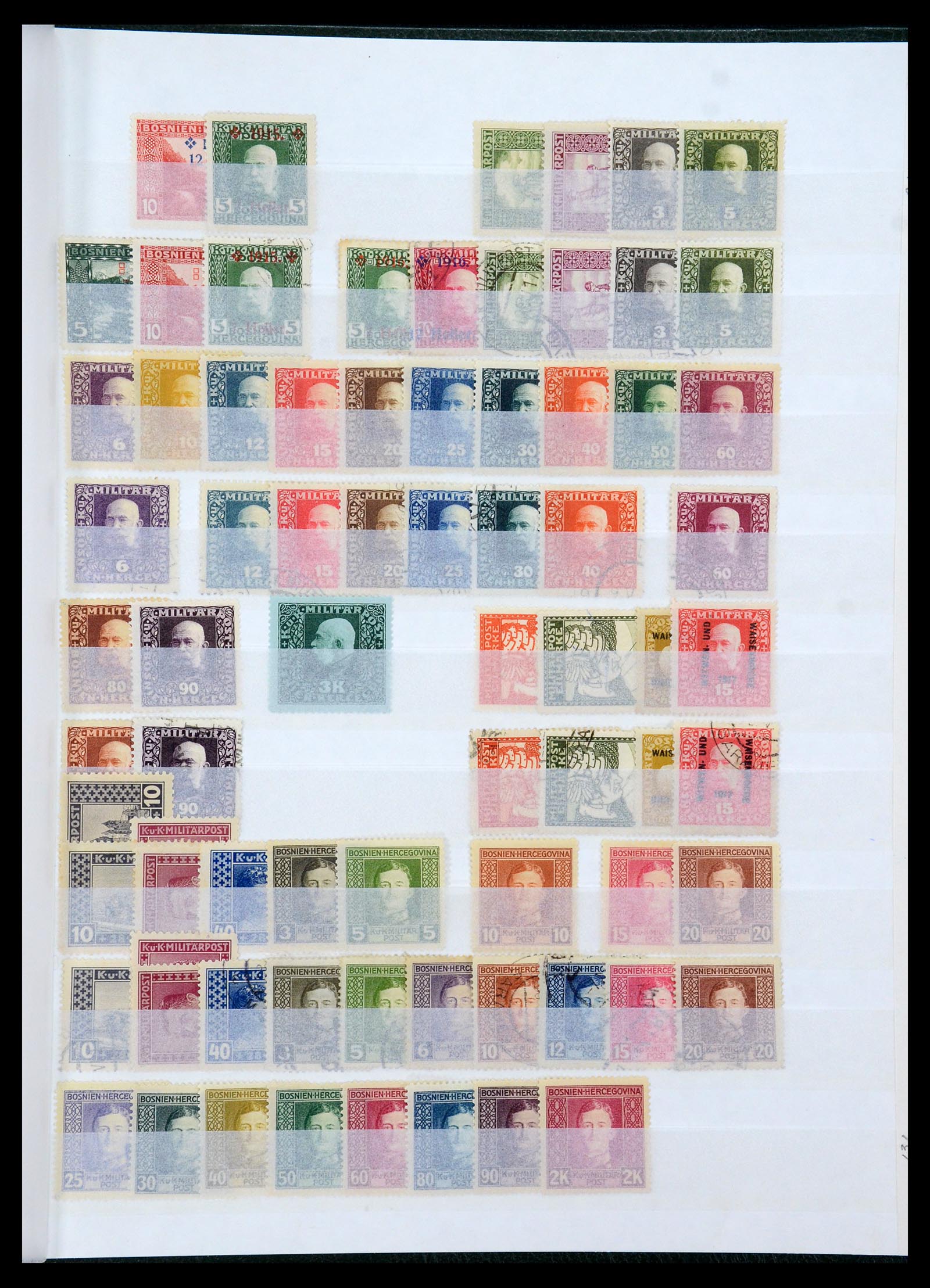 35302 003 - Postzegelverzameling 35302 Bosnië en Servië 1871-1920.
