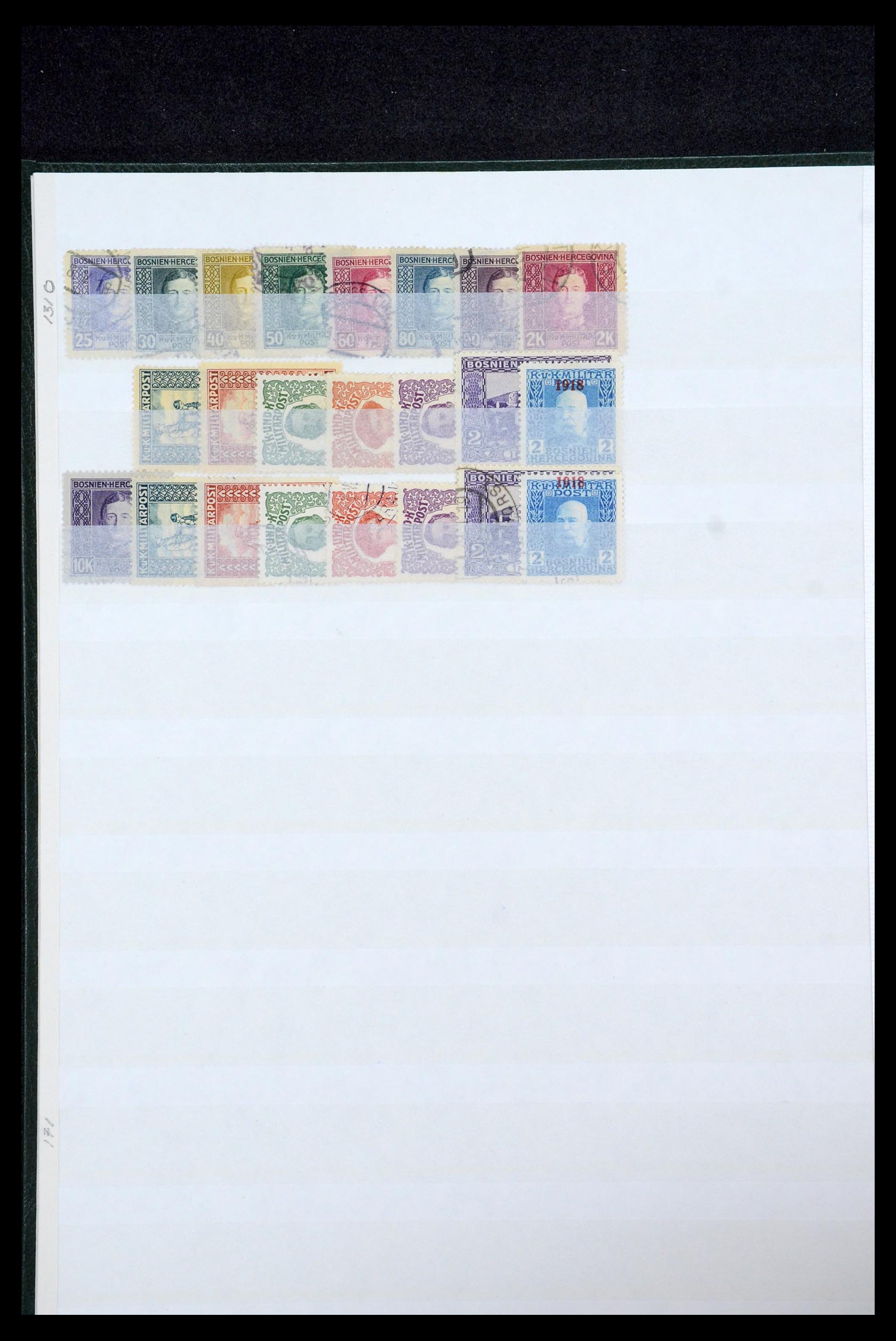 35302 004 - Postzegelverzameling 35302 Bosnië en Servië 1871-1920.