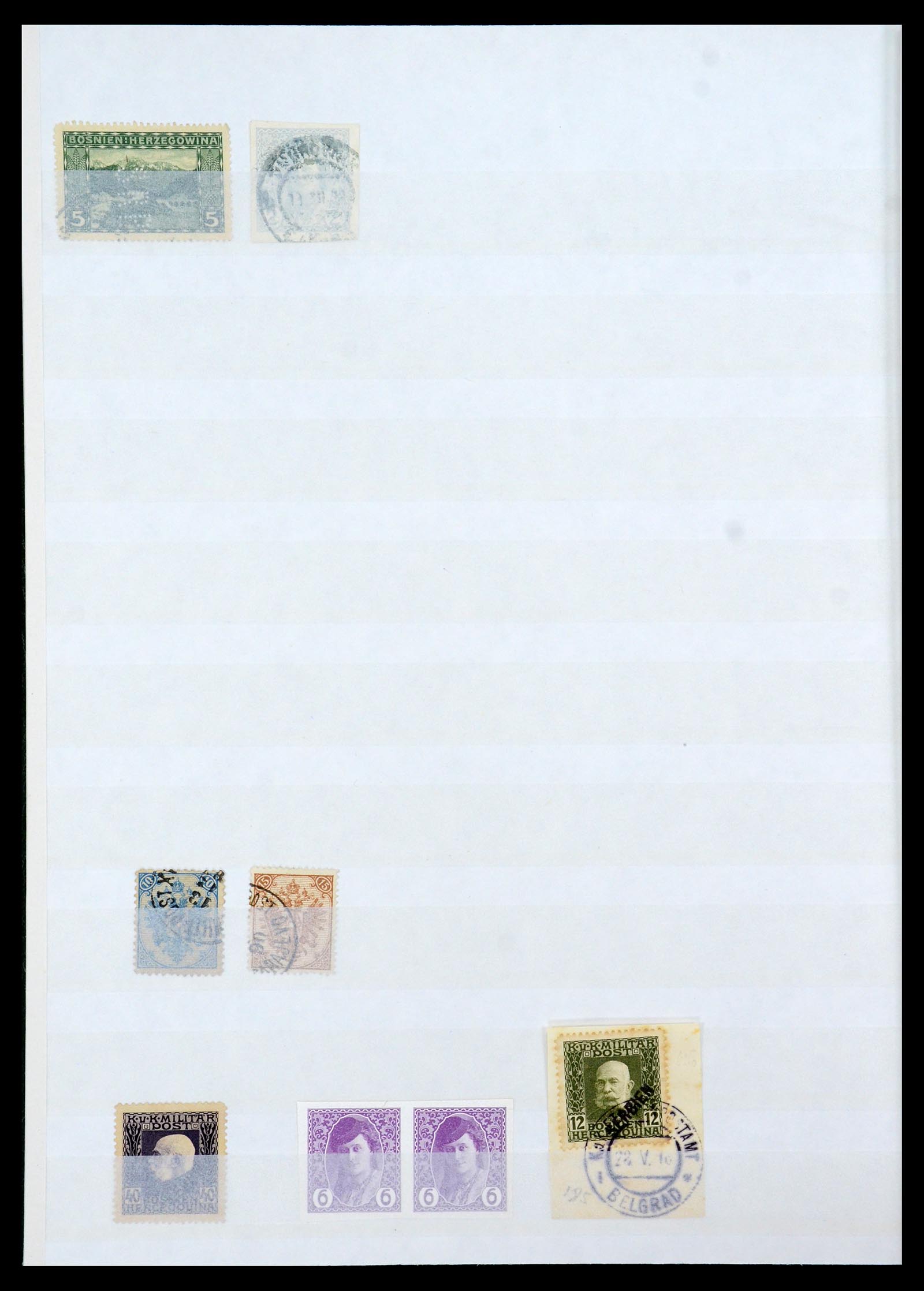 35302 006 - Postzegelverzameling 35302 Bosnië en Servië 1871-1920.