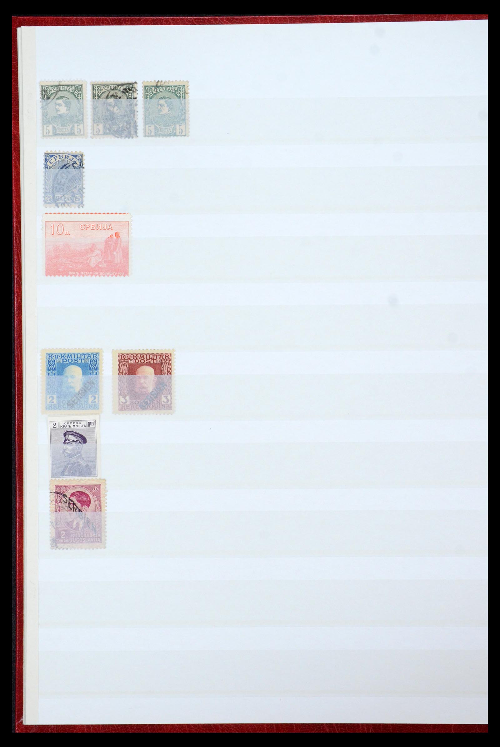 35302 012 - Postzegelverzameling 35302 Bosnië en Servië 1871-1920.