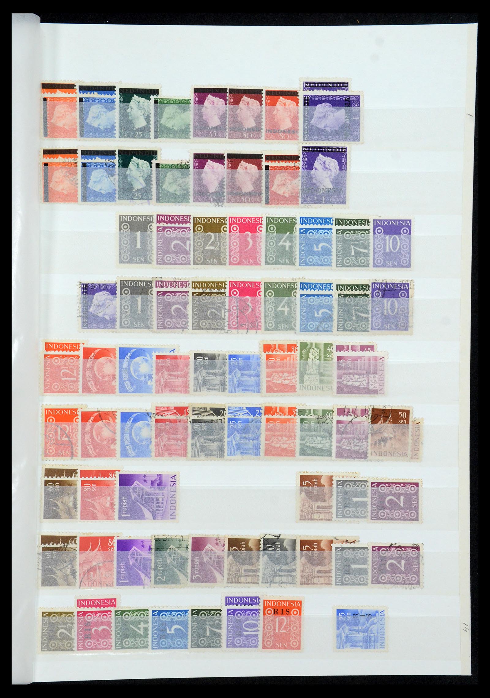 35306 001 - Postzegelverzameling 35306 Indonesië 1948-2000.