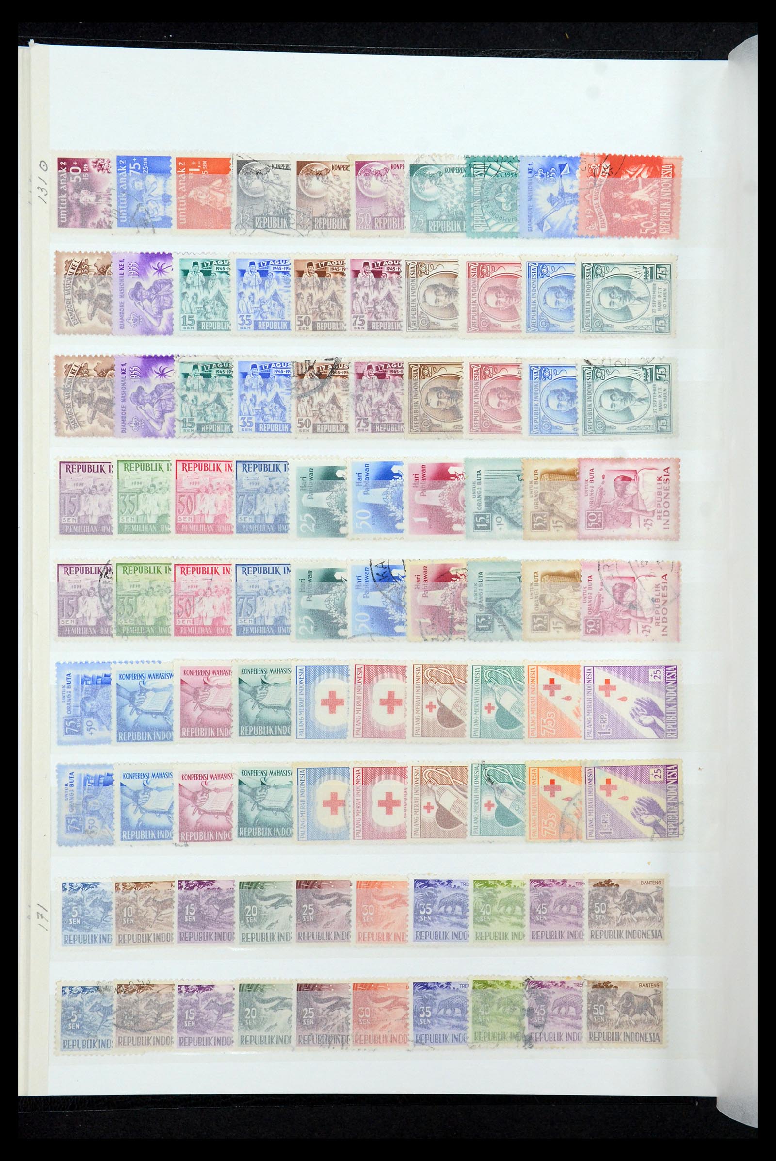 35306 004 - Postzegelverzameling 35306 Indonesië 1948-2000.