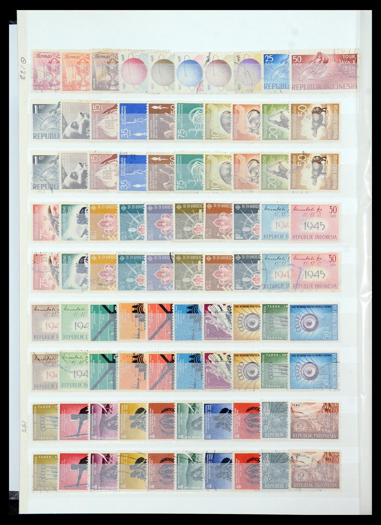 35306 006 - Postzegelverzameling 35306 Indonesië 1948-2000.