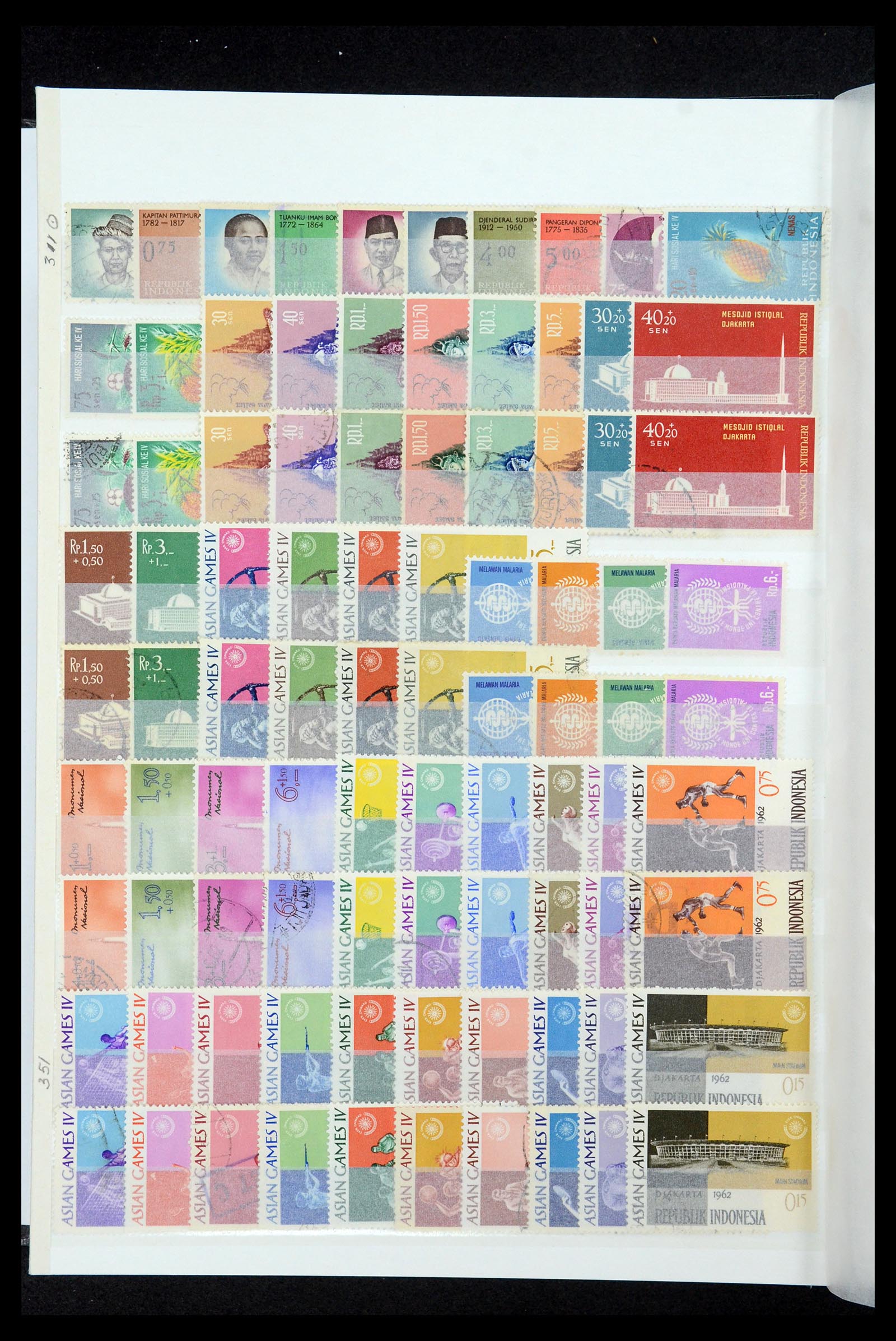 35306 008 - Postzegelverzameling 35306 Indonesië 1948-2000.