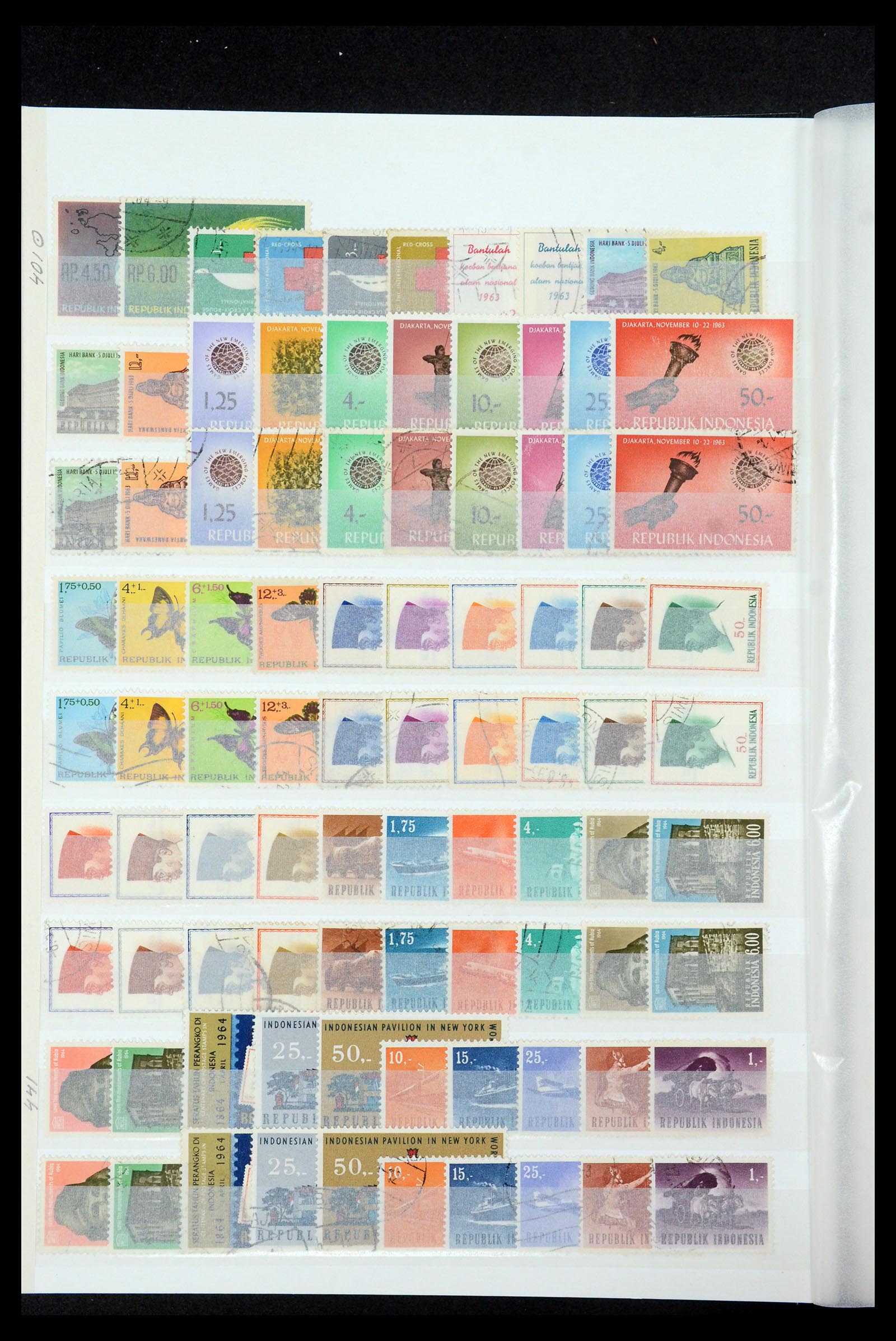 35306 010 - Postzegelverzameling 35306 Indonesië 1948-2000.