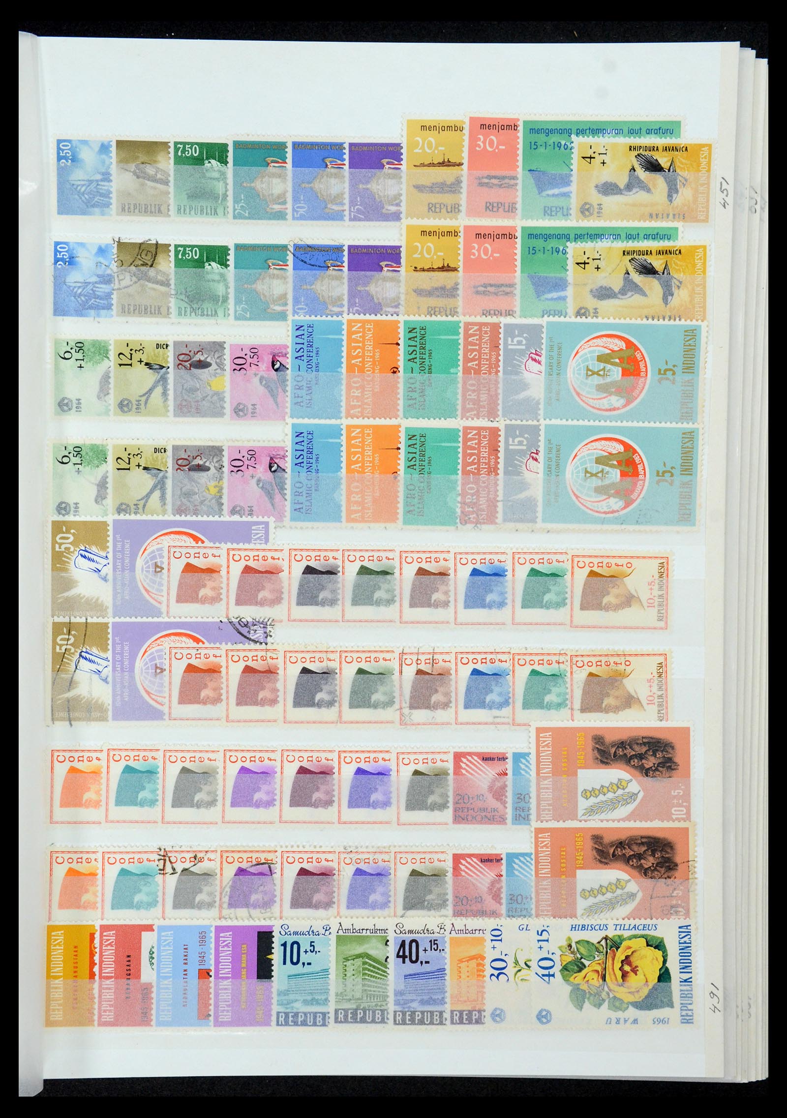 35306 011 - Postzegelverzameling 35306 Indonesië 1948-2000.