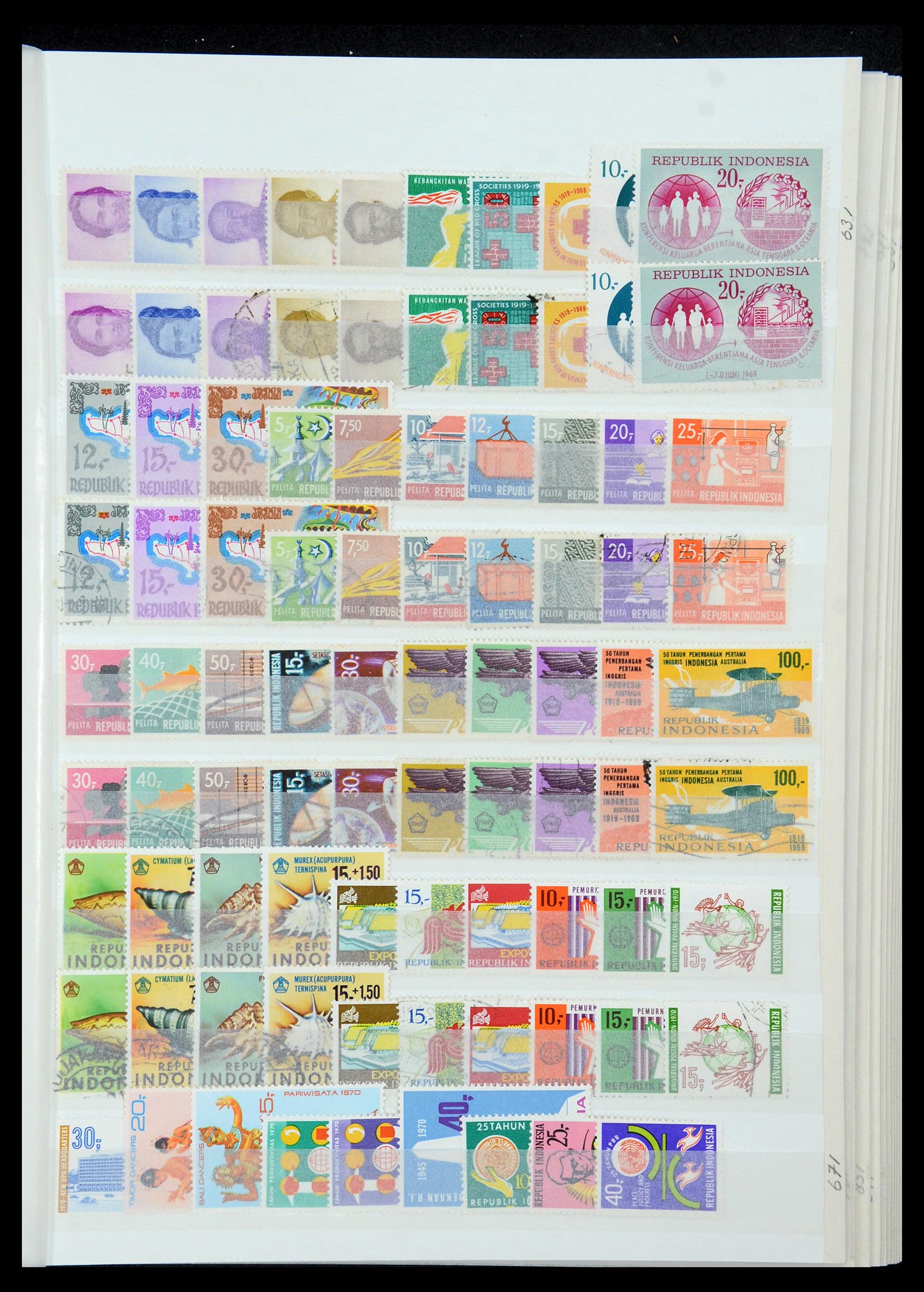 35306 015 - Postzegelverzameling 35306 Indonesië 1948-2000.