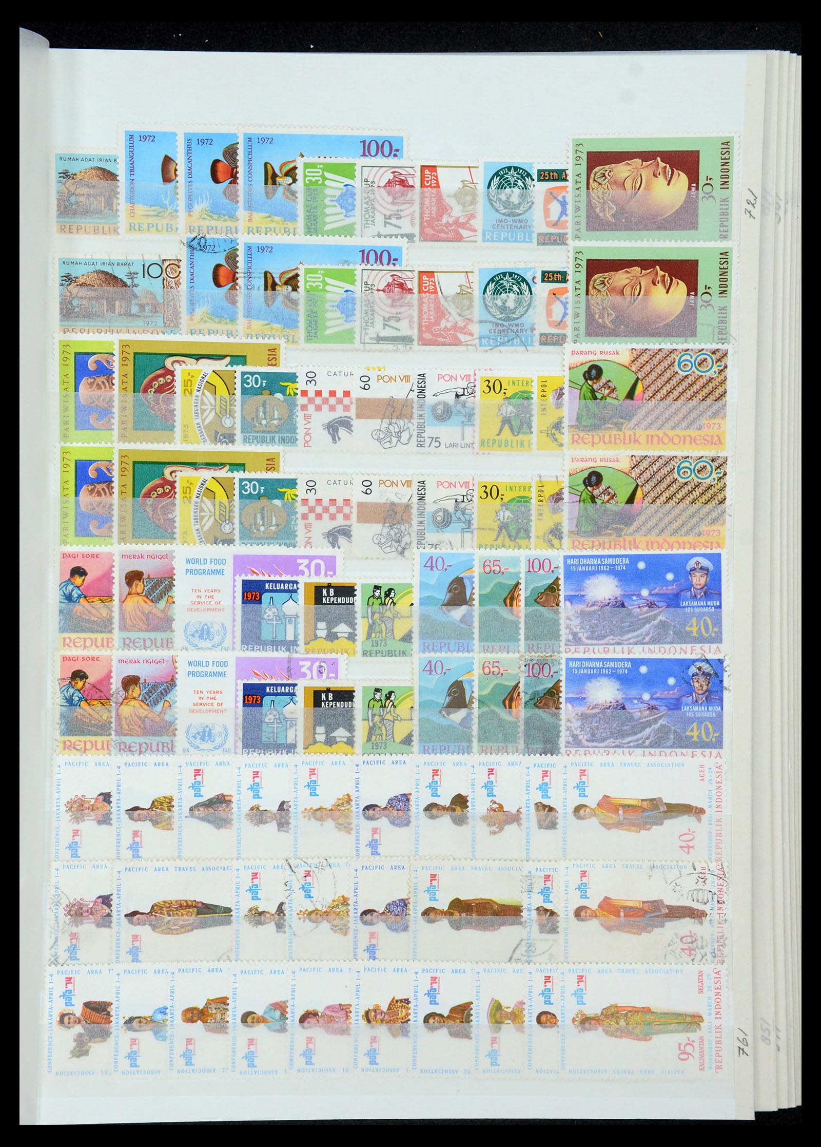 35306 017 - Postzegelverzameling 35306 Indonesië 1948-2000.