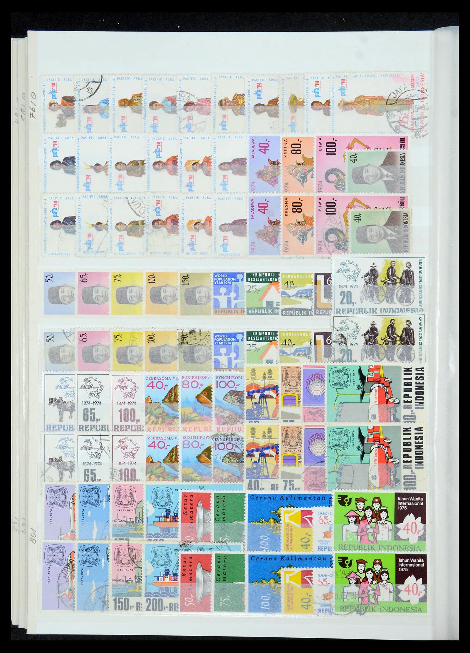 35306 018 - Postzegelverzameling 35306 Indonesië 1948-2000.