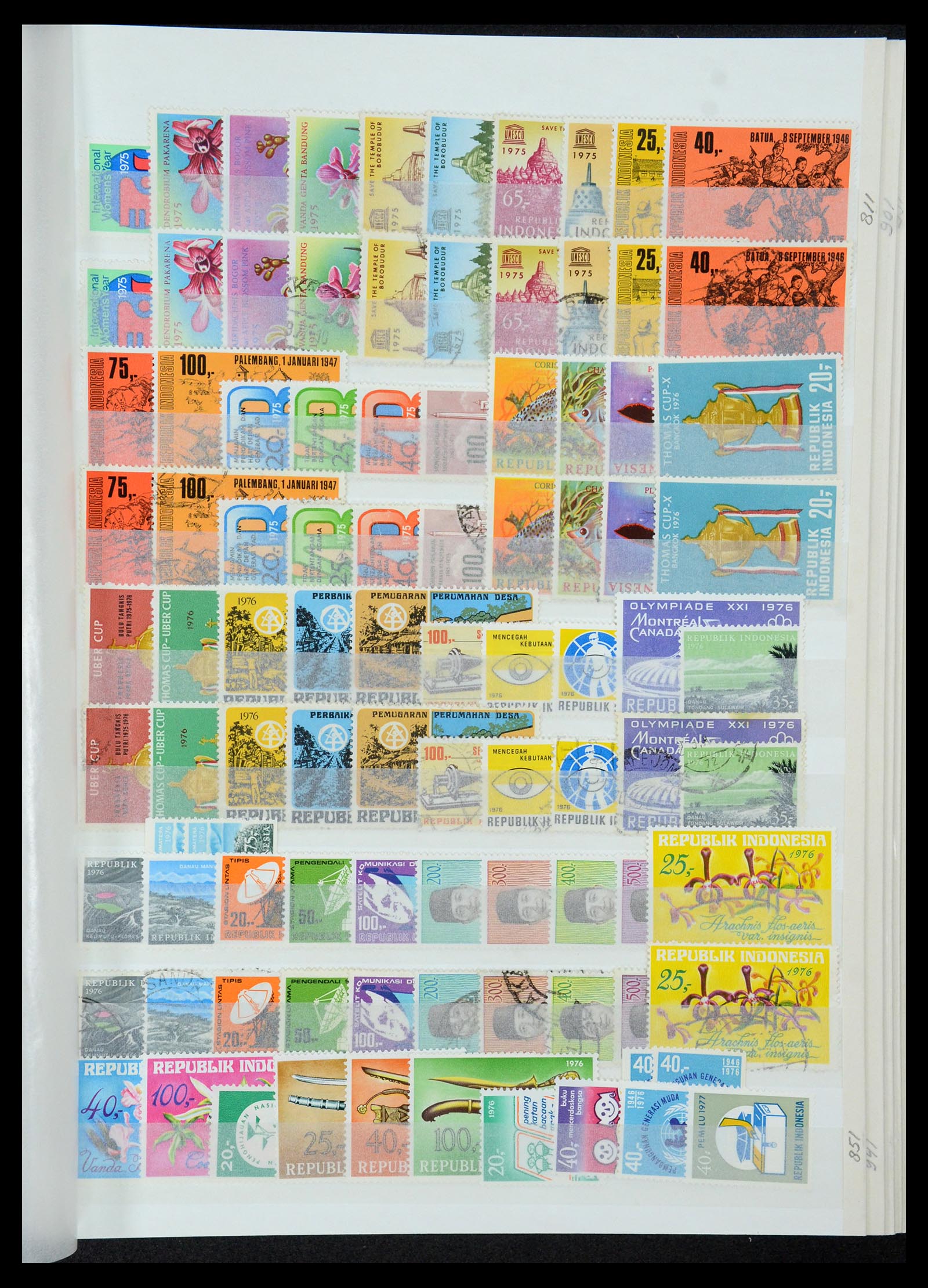 35306 019 - Postzegelverzameling 35306 Indonesië 1948-2000.
