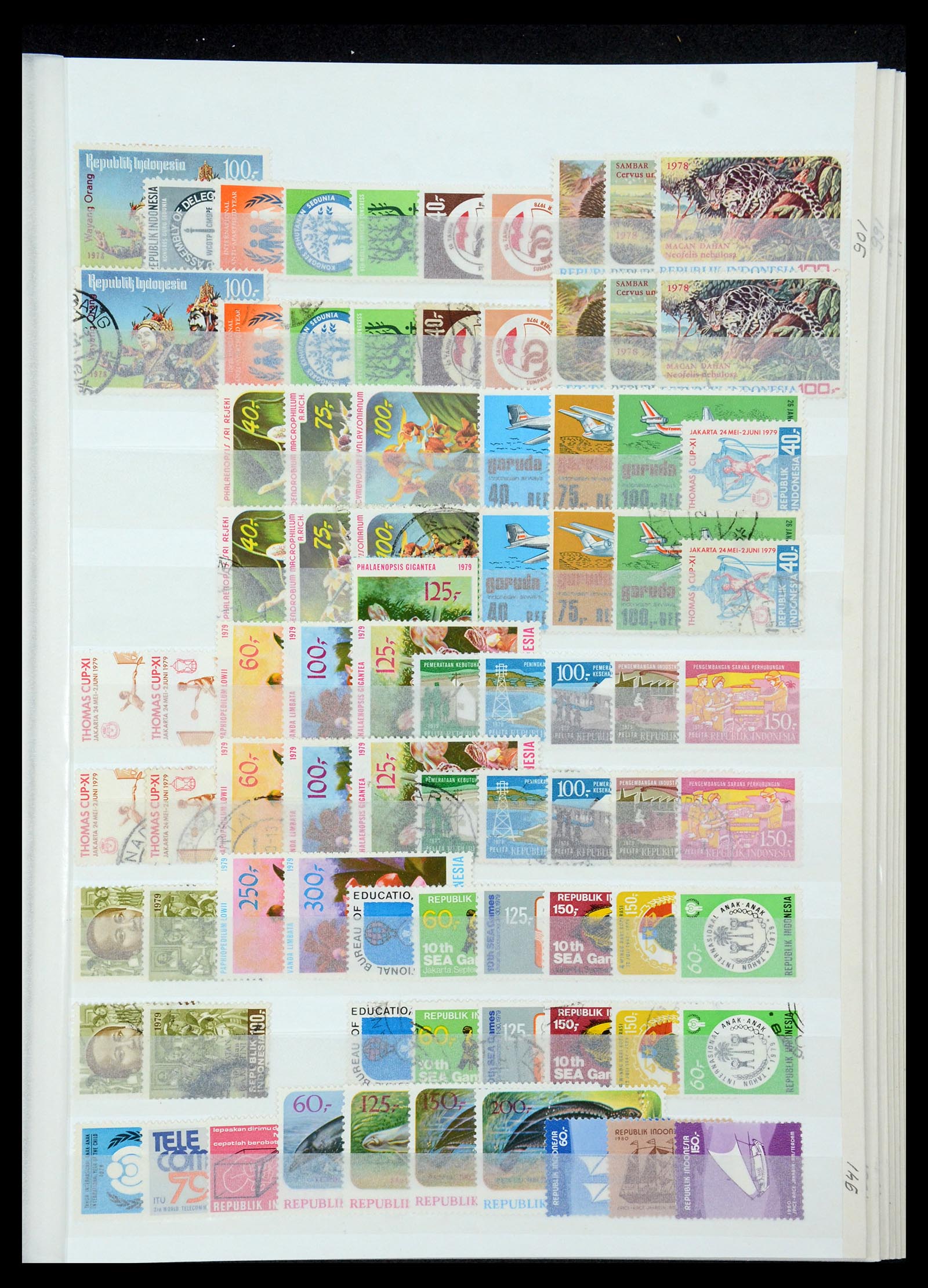 35306 021 - Postzegelverzameling 35306 Indonesië 1948-2000.