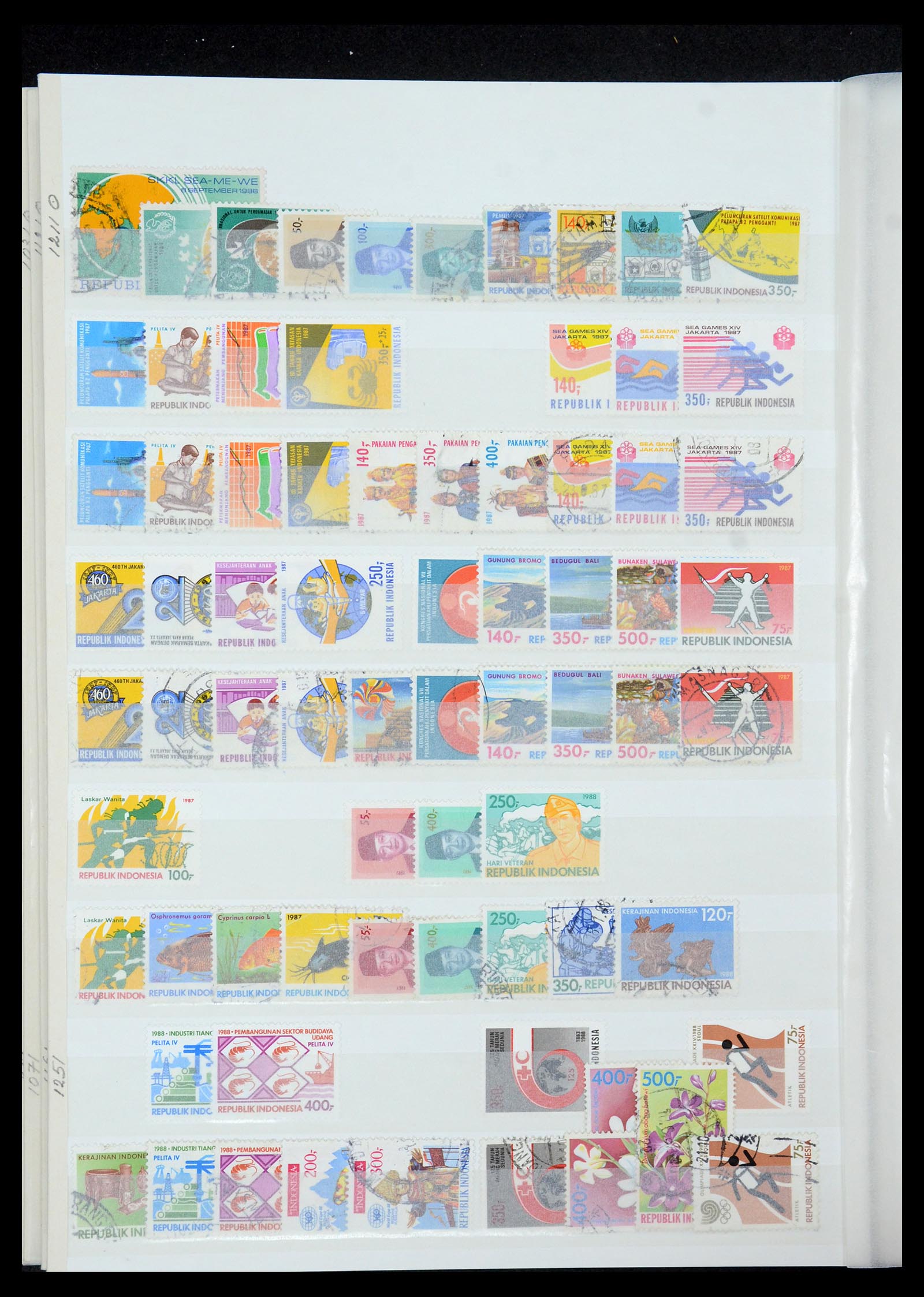 35306 028 - Postzegelverzameling 35306 Indonesië 1948-2000.