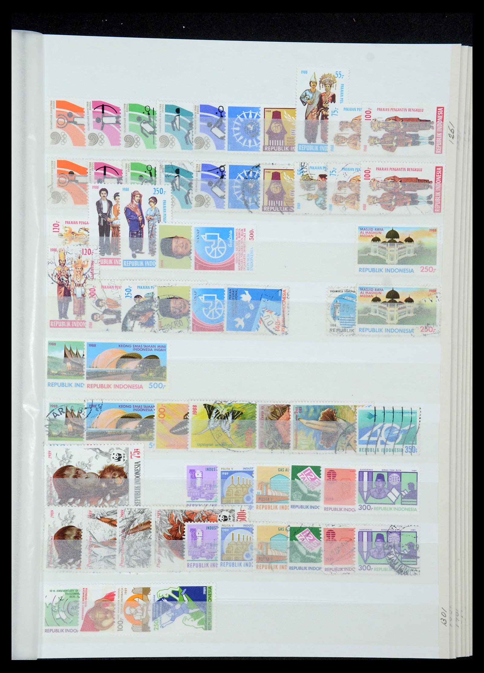 35306 029 - Postzegelverzameling 35306 Indonesië 1948-2000.