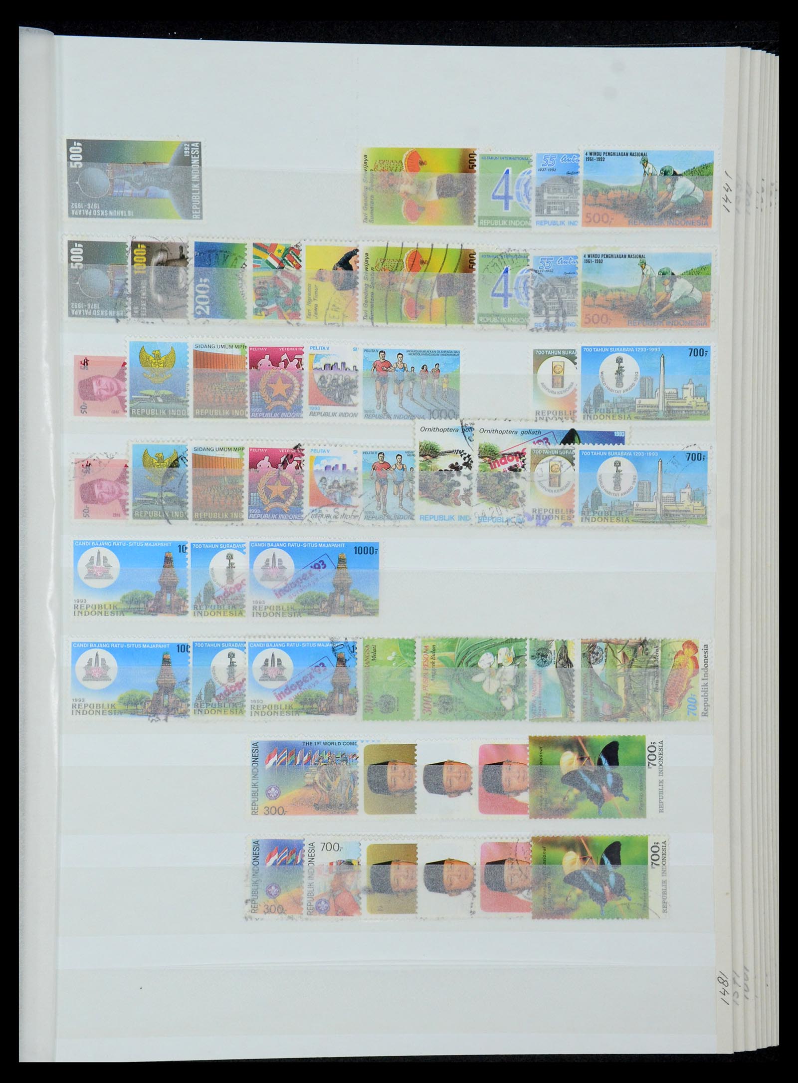35306 033 - Postzegelverzameling 35306 Indonesië 1948-2000.
