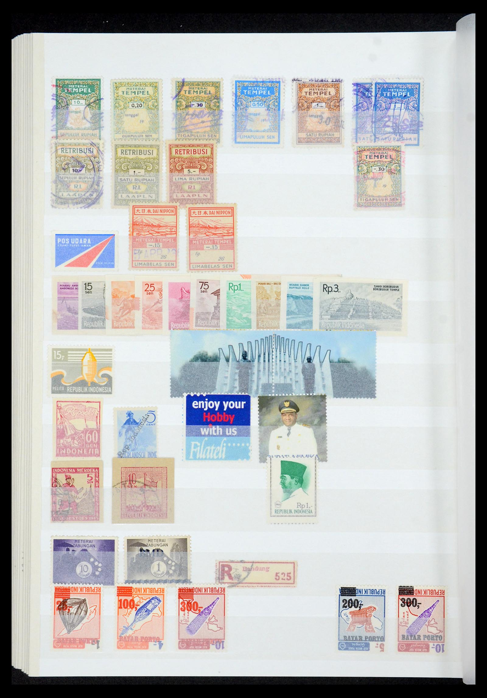 35306 060 - Postzegelverzameling 35306 Indonesië 1948-2000.