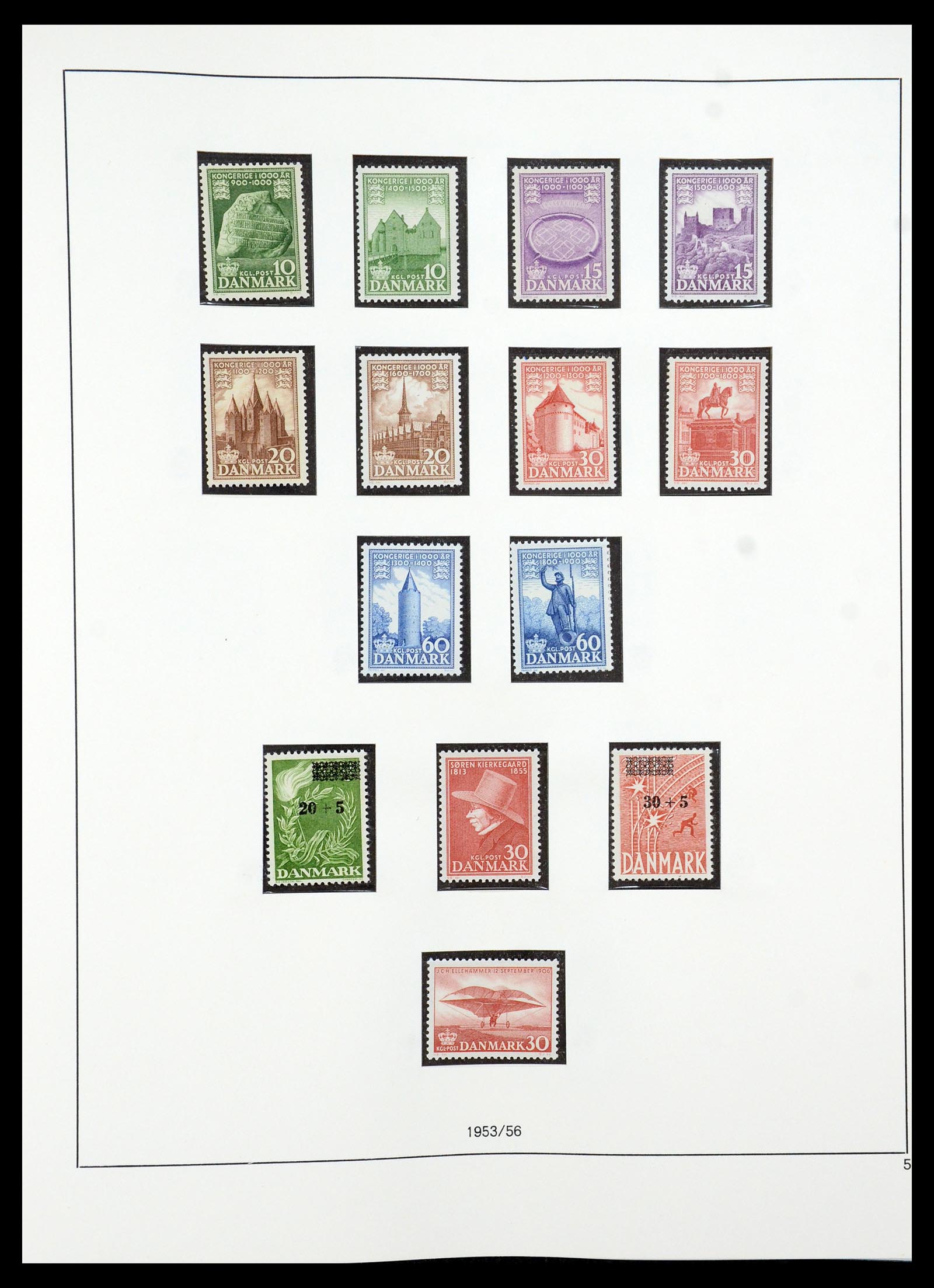35308 005 - Postzegelverzameling 35308 Denemarken 1945-1998.