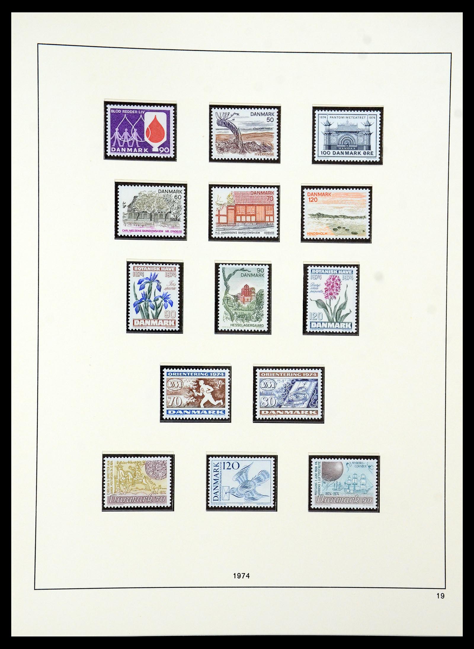 35308 026 - Postzegelverzameling 35308 Denemarken 1945-1998.