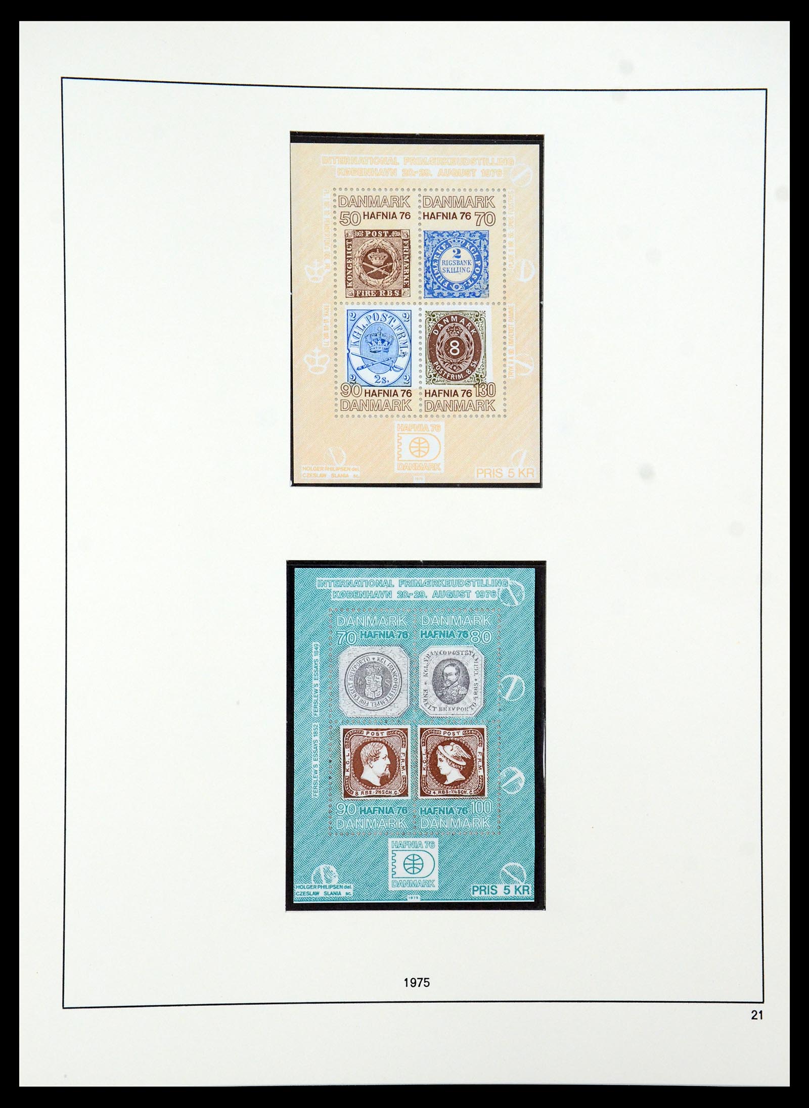 35308 028 - Postzegelverzameling 35308 Denemarken 1945-1998.