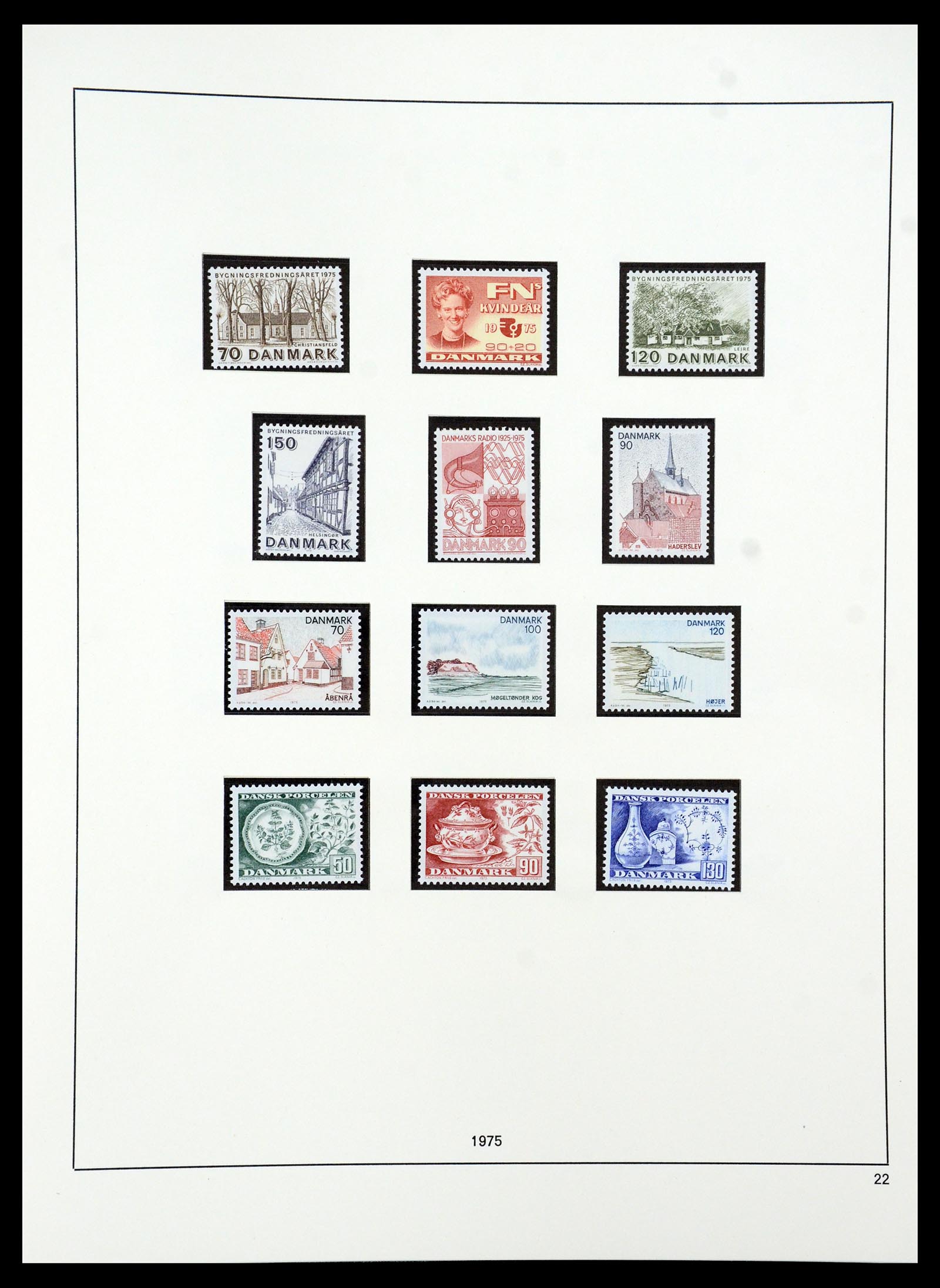 35308 029 - Postzegelverzameling 35308 Denemarken 1945-1998.