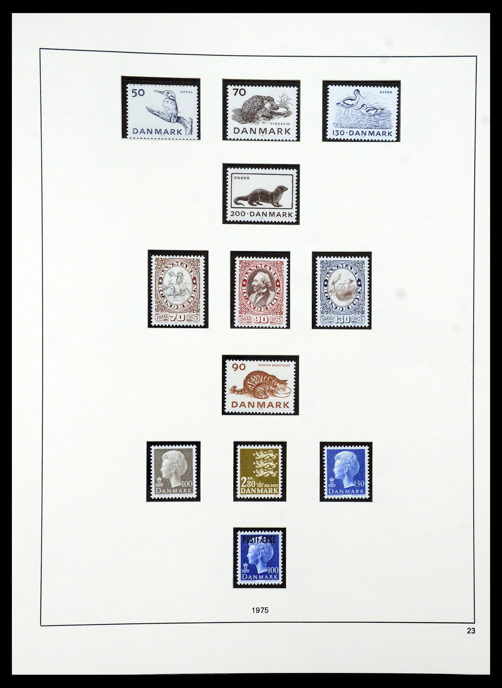 35308 030 - Postzegelverzameling 35308 Denemarken 1945-1998.