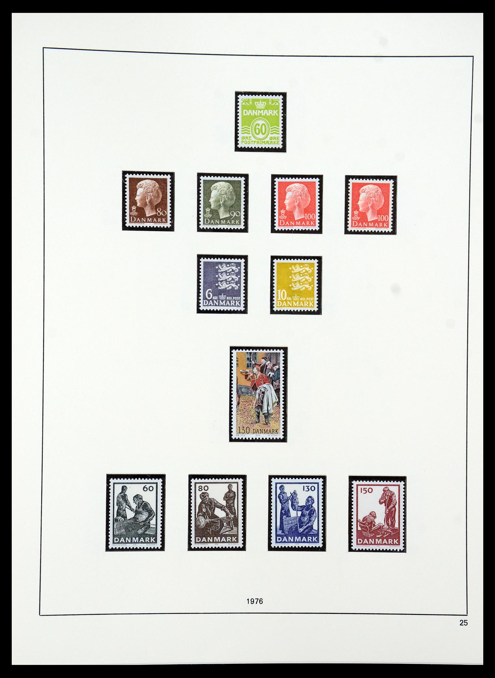 35308 032 - Postzegelverzameling 35308 Denemarken 1945-1998.
