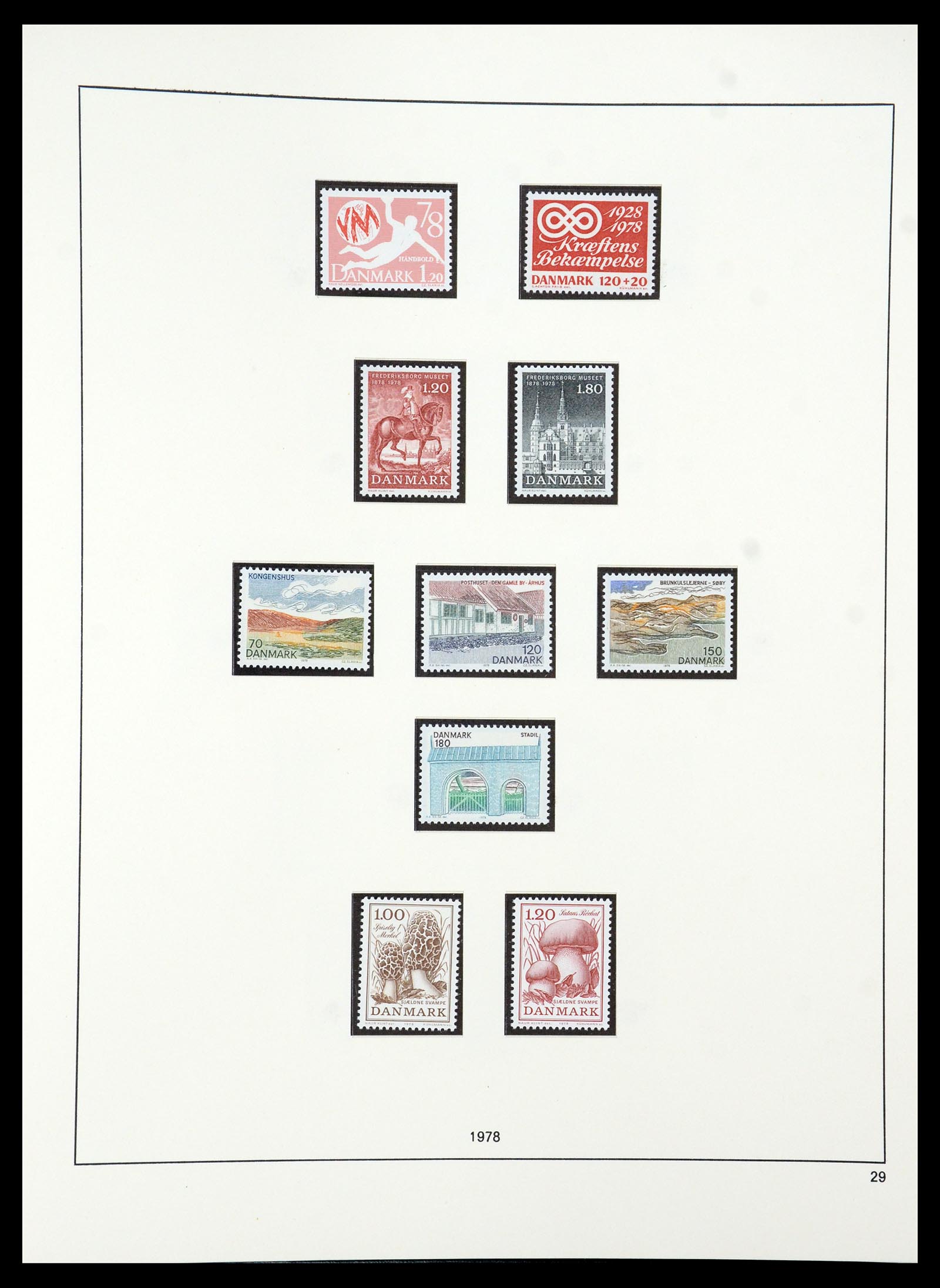 35308 036 - Postzegelverzameling 35308 Denemarken 1945-1998.