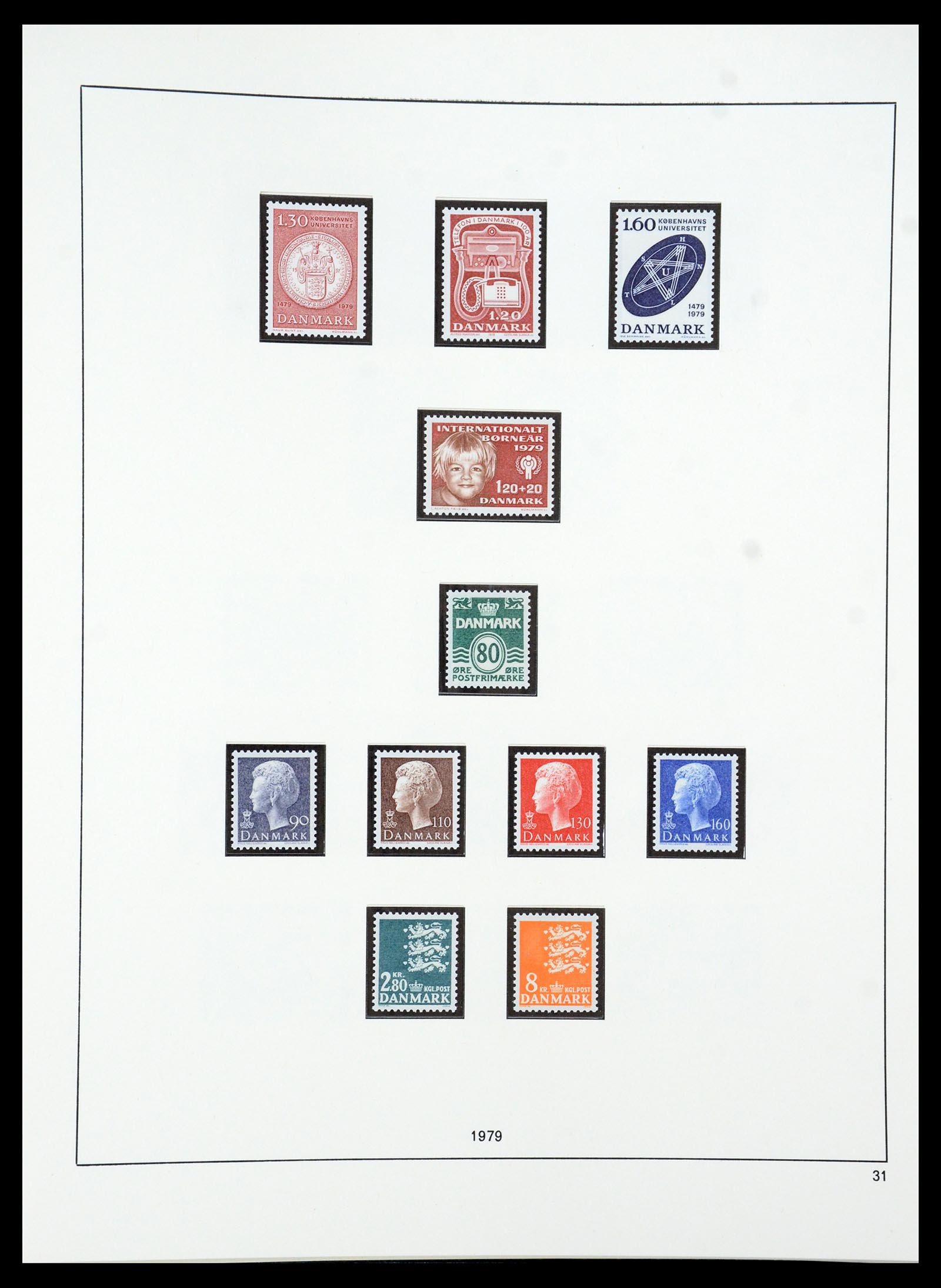 35308 038 - Postzegelverzameling 35308 Denemarken 1945-1998.