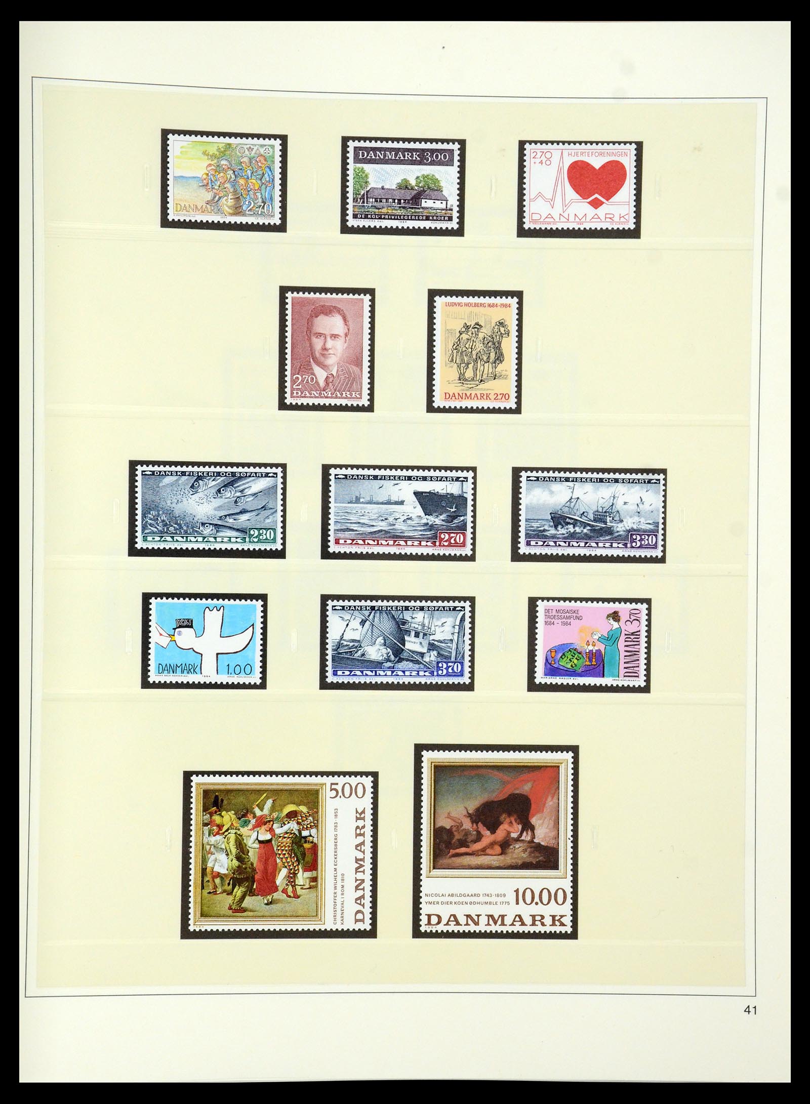 35308 048 - Postzegelverzameling 35308 Denemarken 1945-1998.