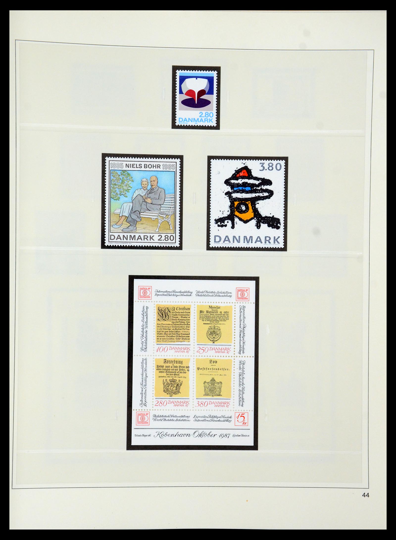 35308 051 - Postzegelverzameling 35308 Denemarken 1945-1998.