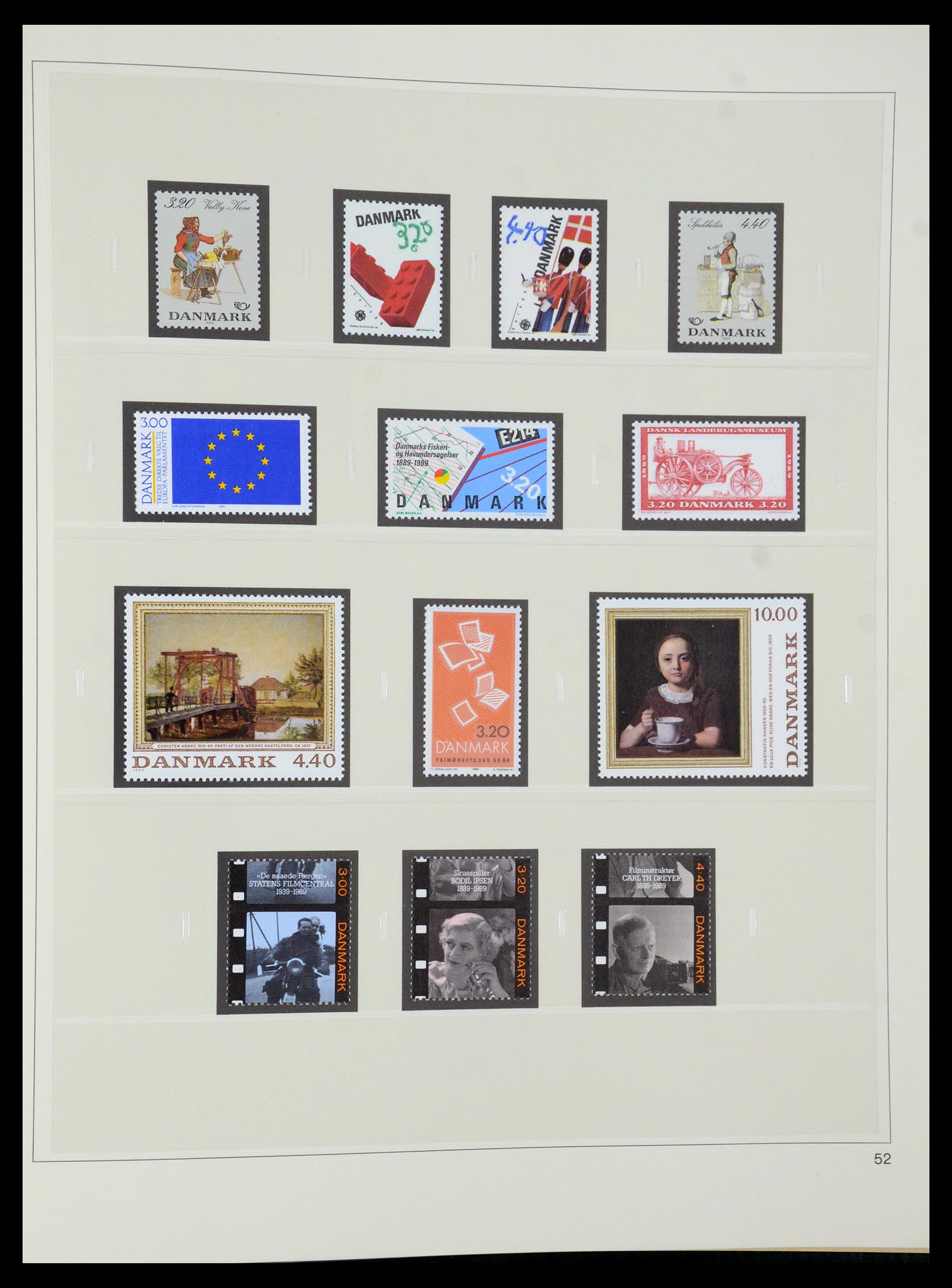 35308 059 - Postzegelverzameling 35308 Denemarken 1945-1998.
