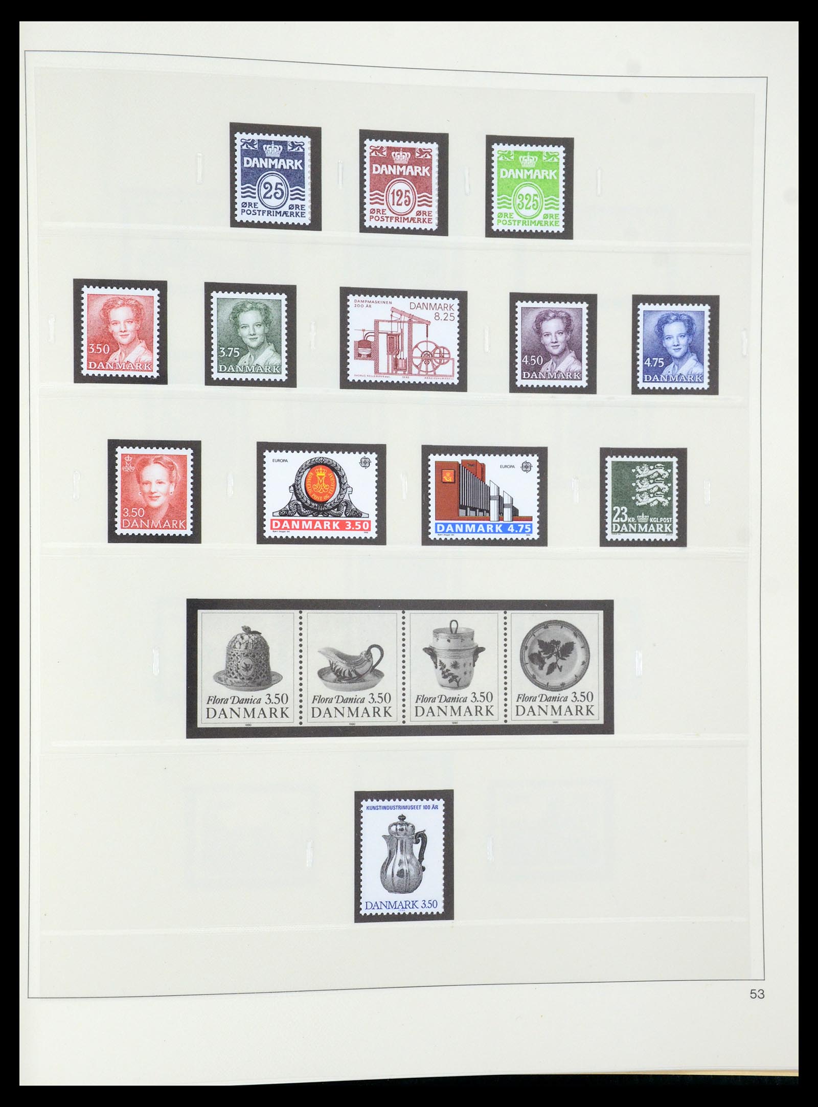 35308 060 - Postzegelverzameling 35308 Denemarken 1945-1998.