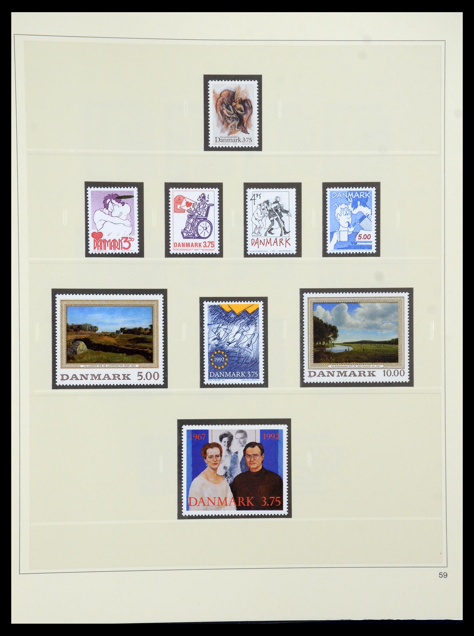 35308 066 - Postzegelverzameling 35308 Denemarken 1945-1998.