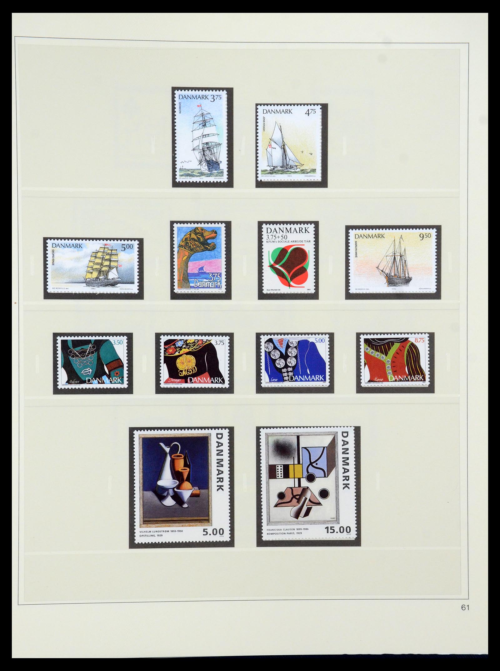 35308 068 - Postzegelverzameling 35308 Denemarken 1945-1998.