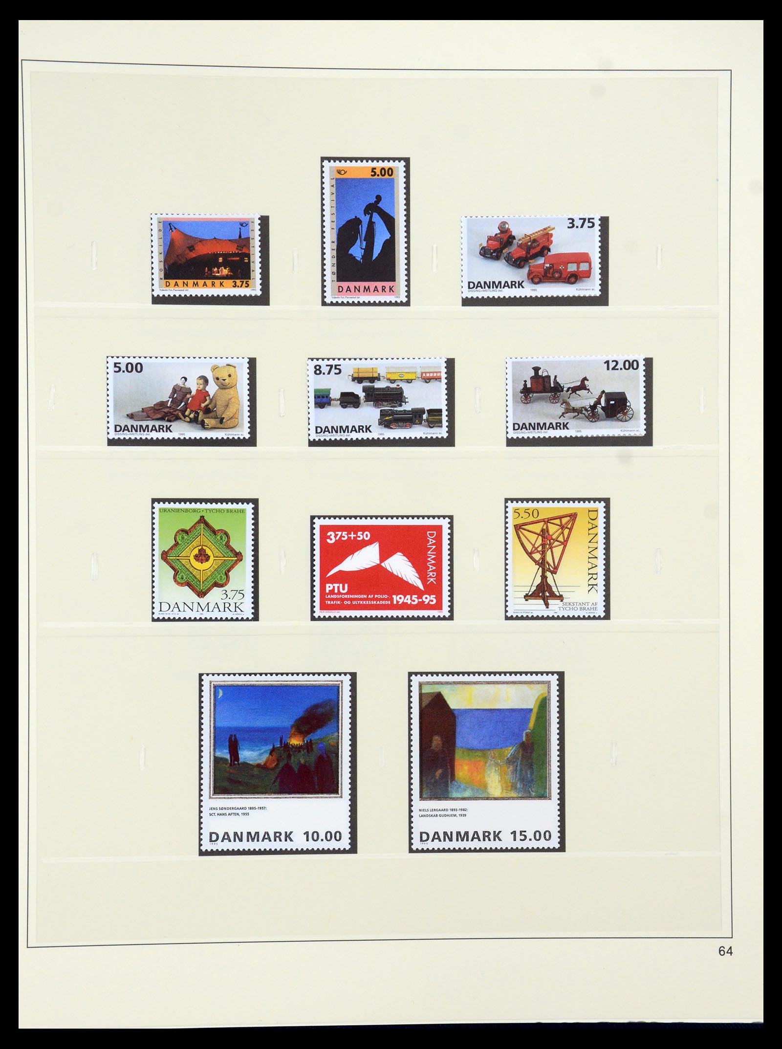 35308 071 - Postzegelverzameling 35308 Denemarken 1945-1998.