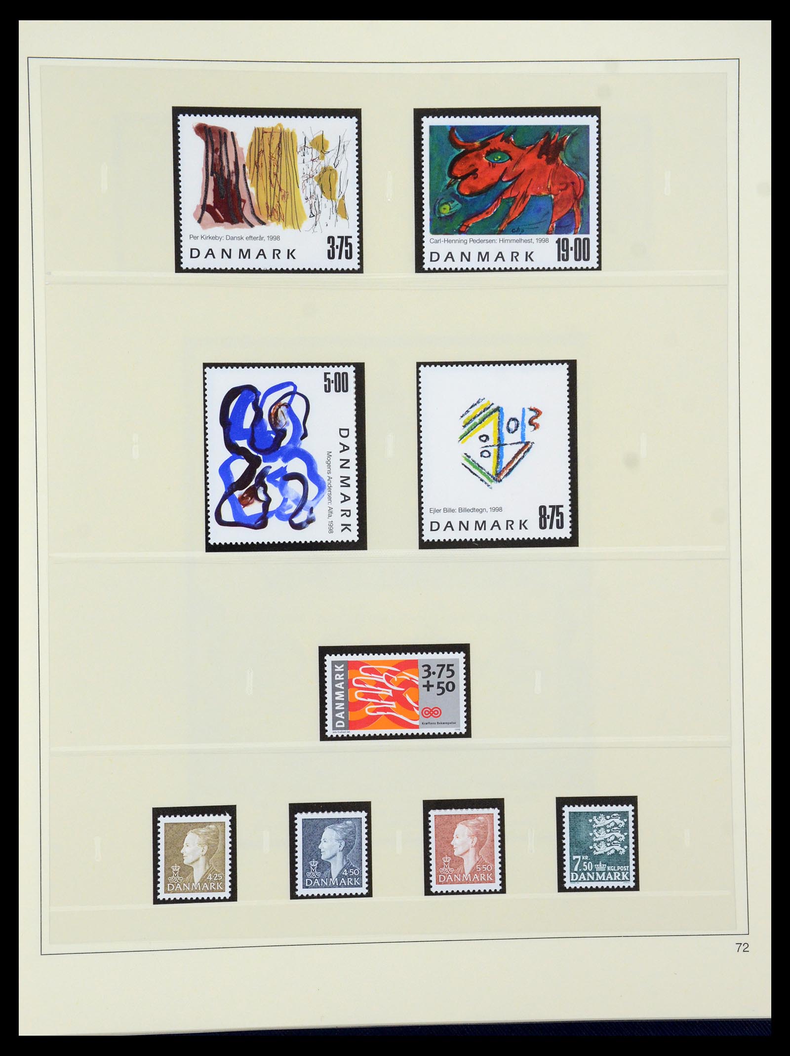 35308 079 - Postzegelverzameling 35308 Denemarken 1945-1998.