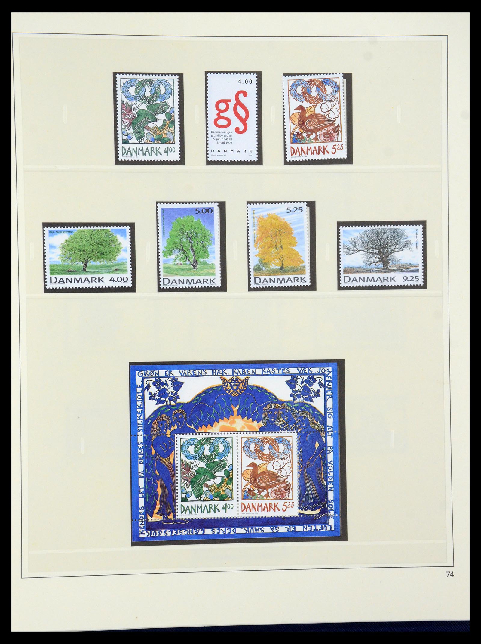 35308 081 - Postzegelverzameling 35308 Denemarken 1945-1998.