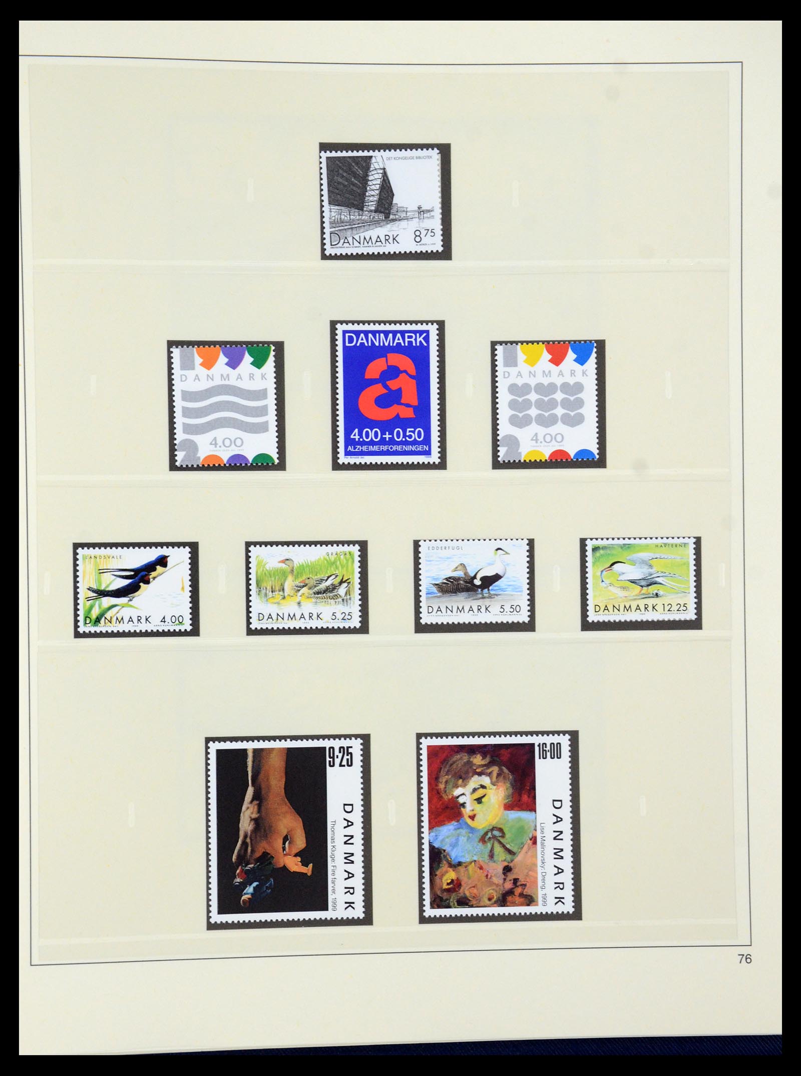 35308 083 - Postzegelverzameling 35308 Denemarken 1945-1998.