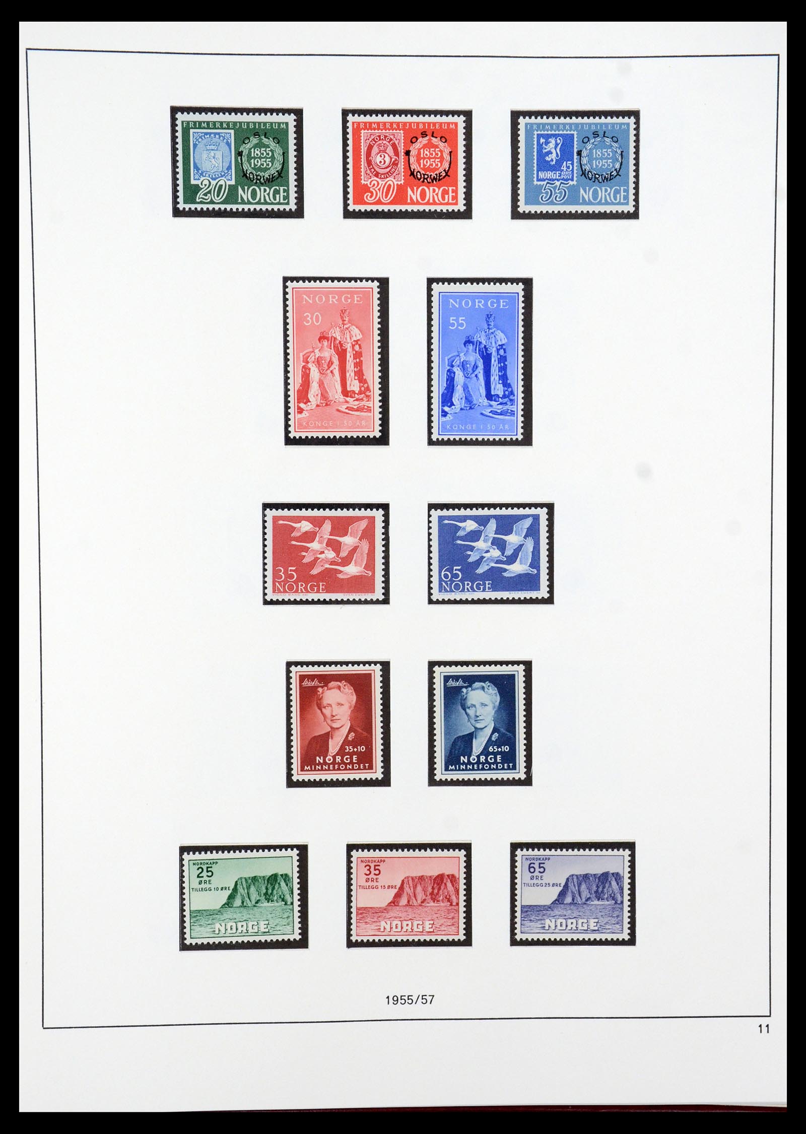 35309 010 - Postzegelverzameling 35309 Noorwegen 1945-1998.