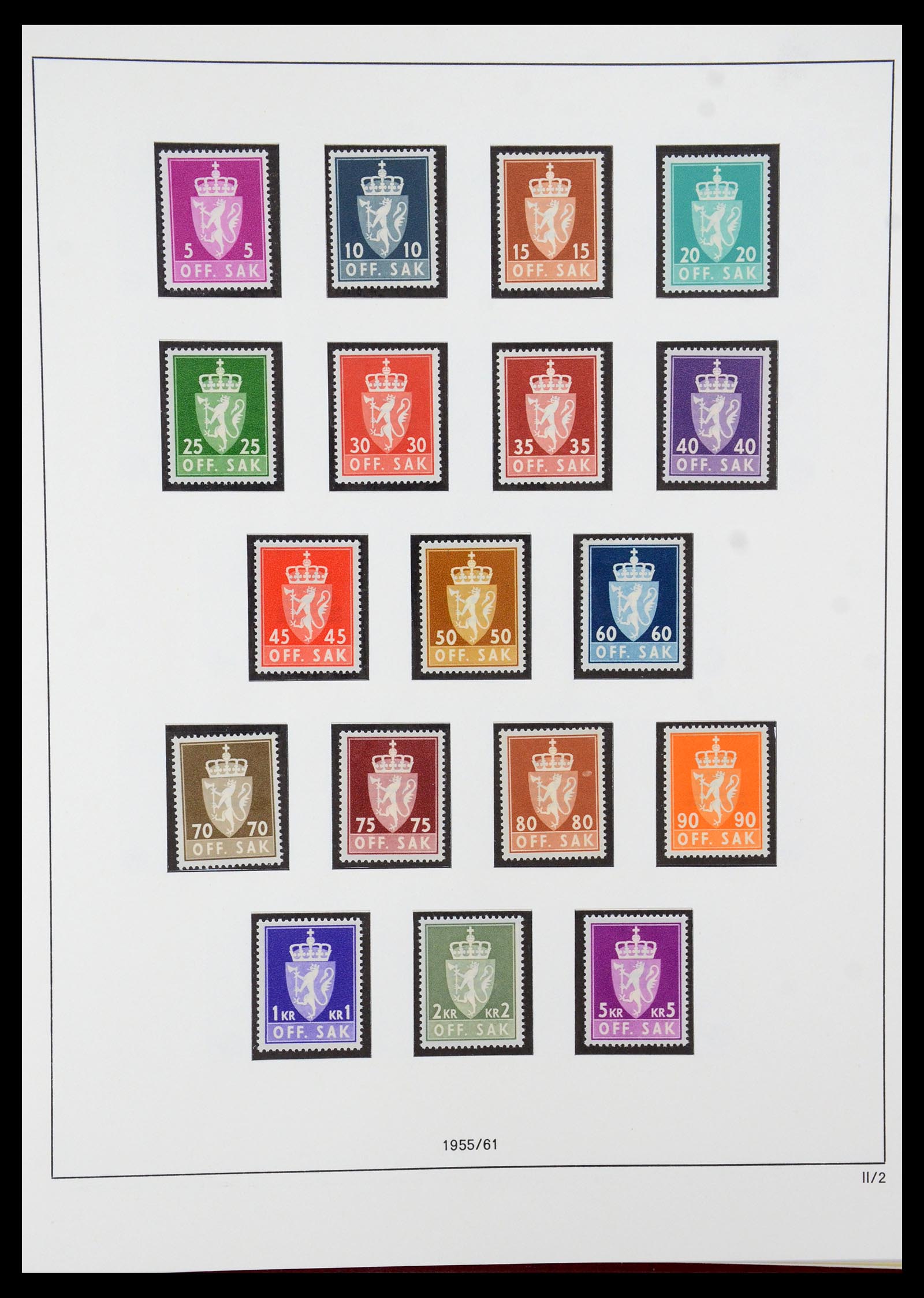 35309 015 - Postzegelverzameling 35309 Noorwegen 1945-1998.