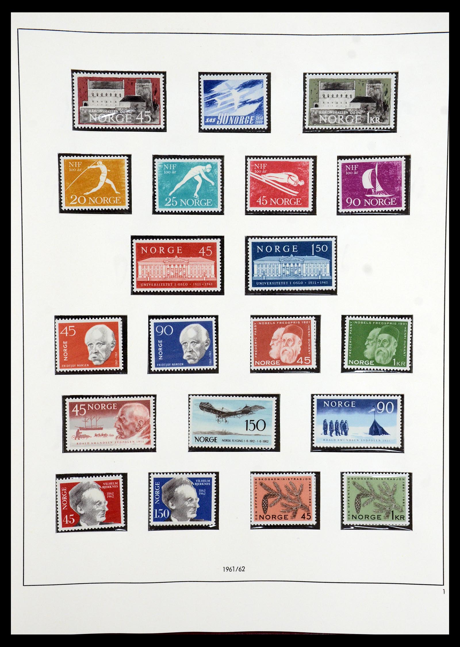 35309 016 - Postzegelverzameling 35309 Noorwegen 1945-1998.