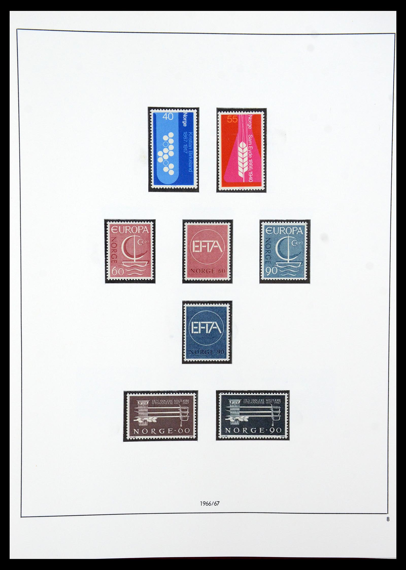 35309 023 - Postzegelverzameling 35309 Noorwegen 1945-1998.