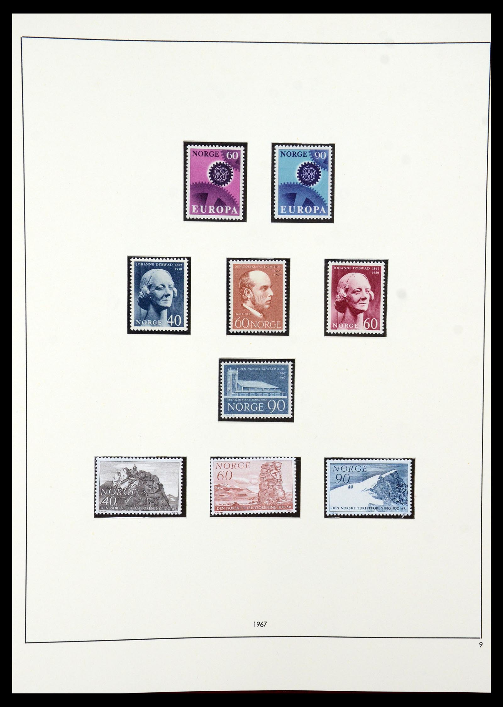 35309 024 - Postzegelverzameling 35309 Noorwegen 1945-1998.