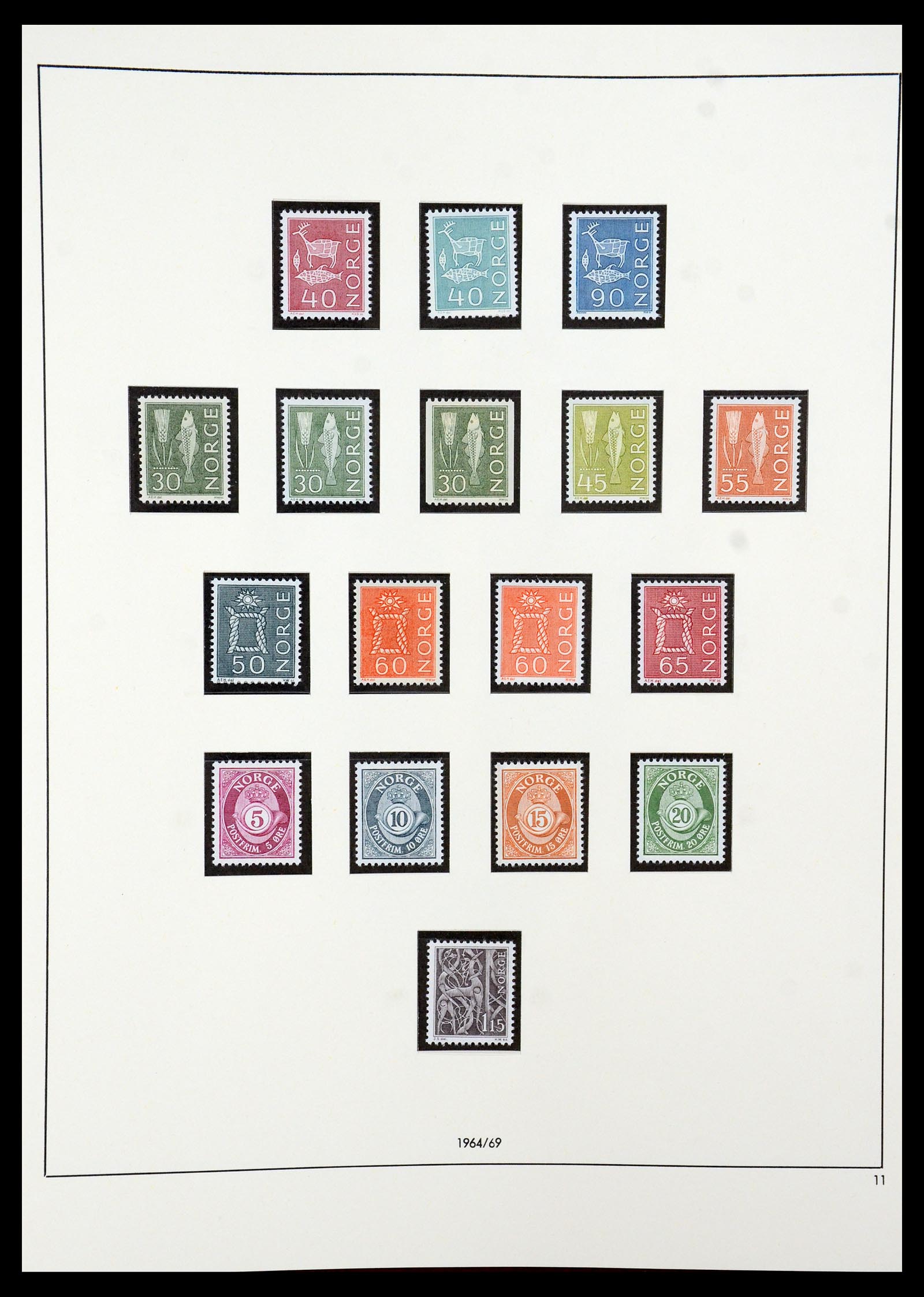 35309 026 - Postzegelverzameling 35309 Noorwegen 1945-1998.