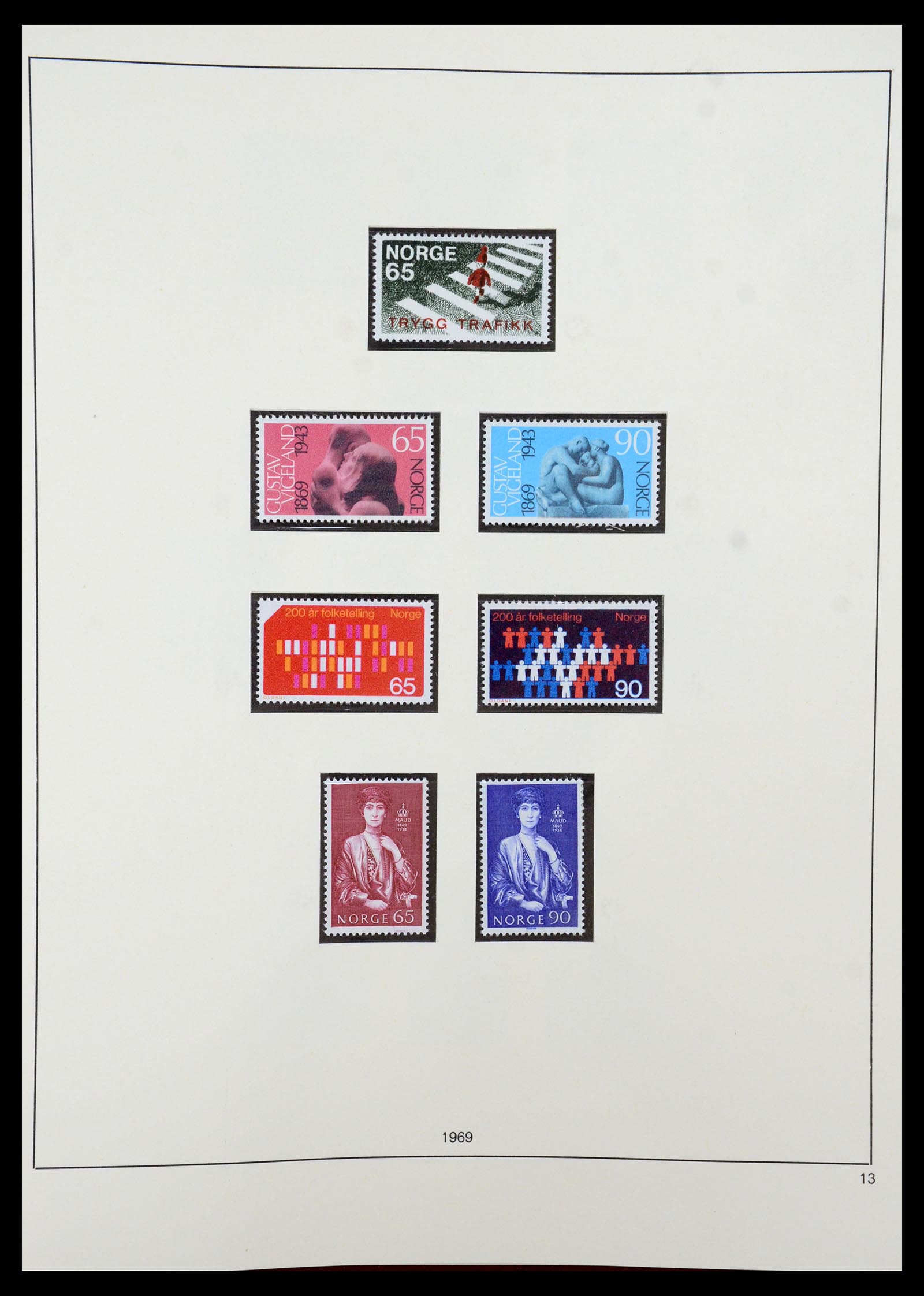 35309 028 - Postzegelverzameling 35309 Noorwegen 1945-1998.