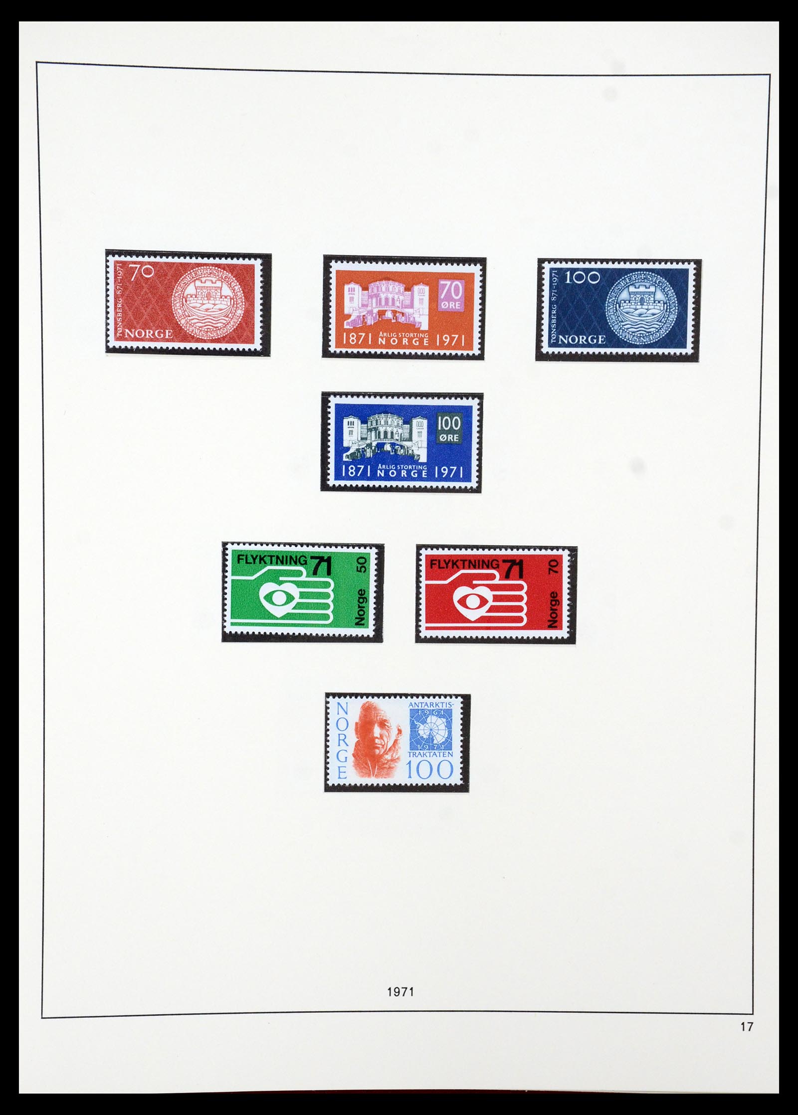 35309 032 - Postzegelverzameling 35309 Noorwegen 1945-1998.