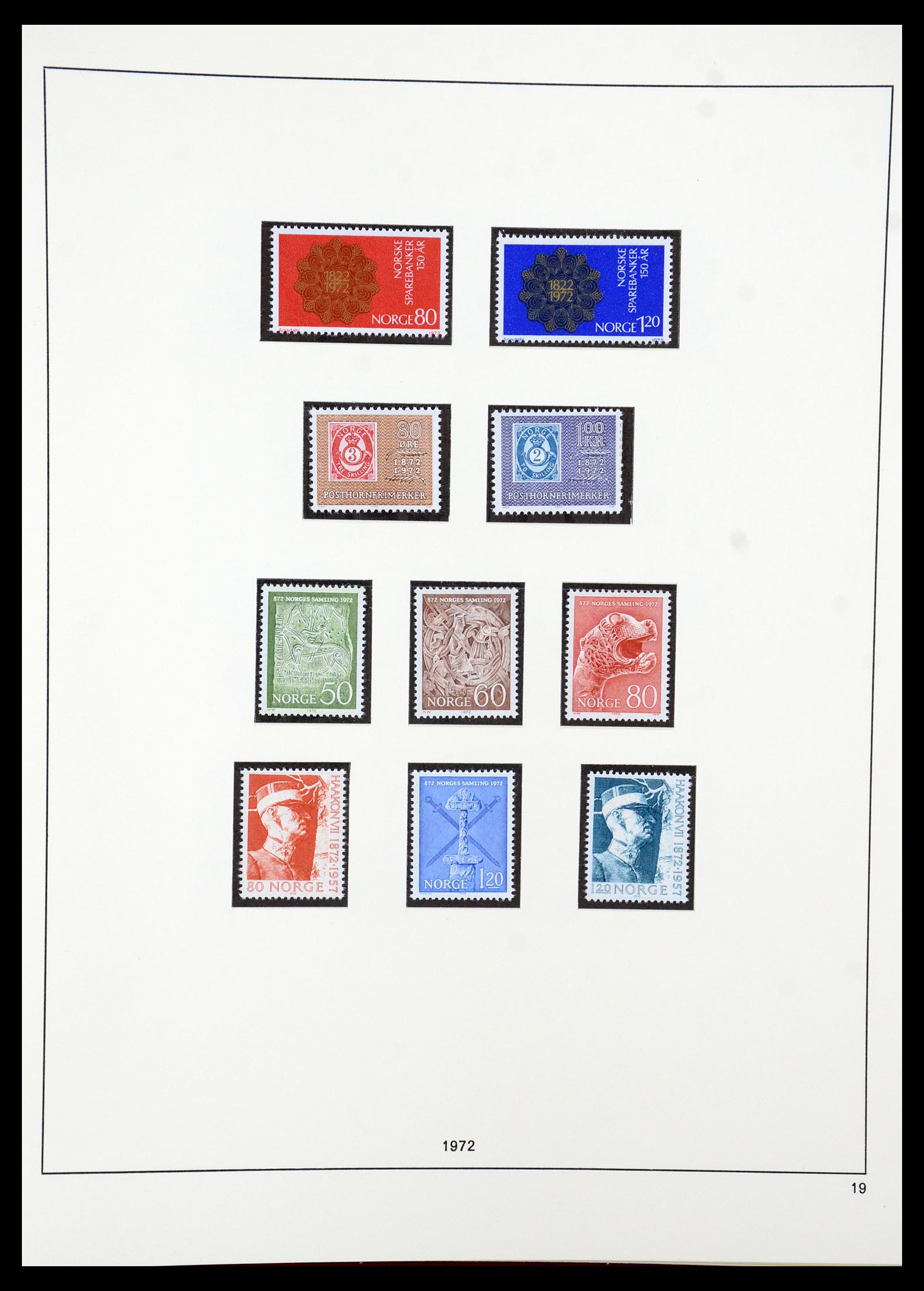 35309 034 - Postzegelverzameling 35309 Noorwegen 1945-1998.