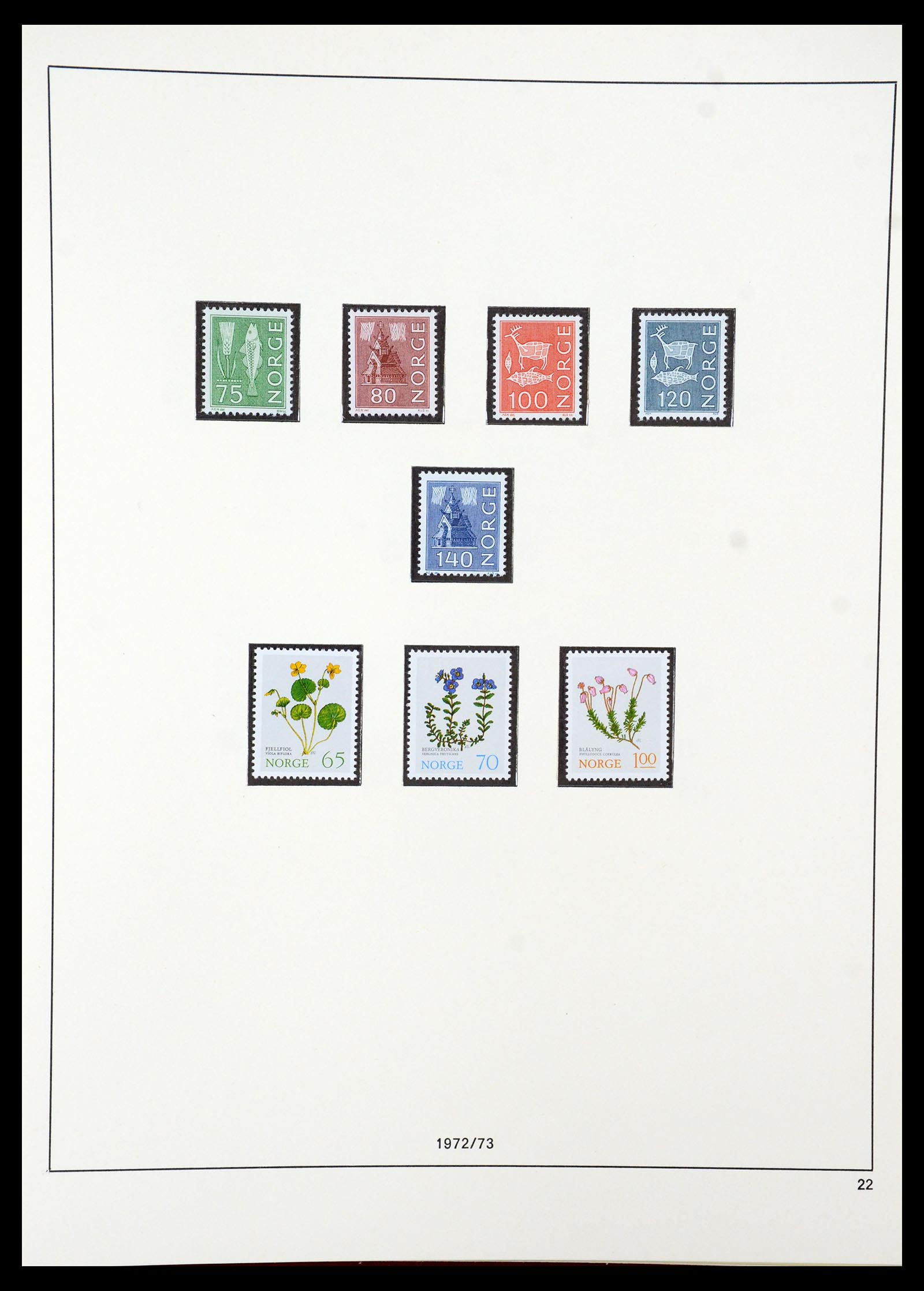 35309 037 - Postzegelverzameling 35309 Noorwegen 1945-1998.