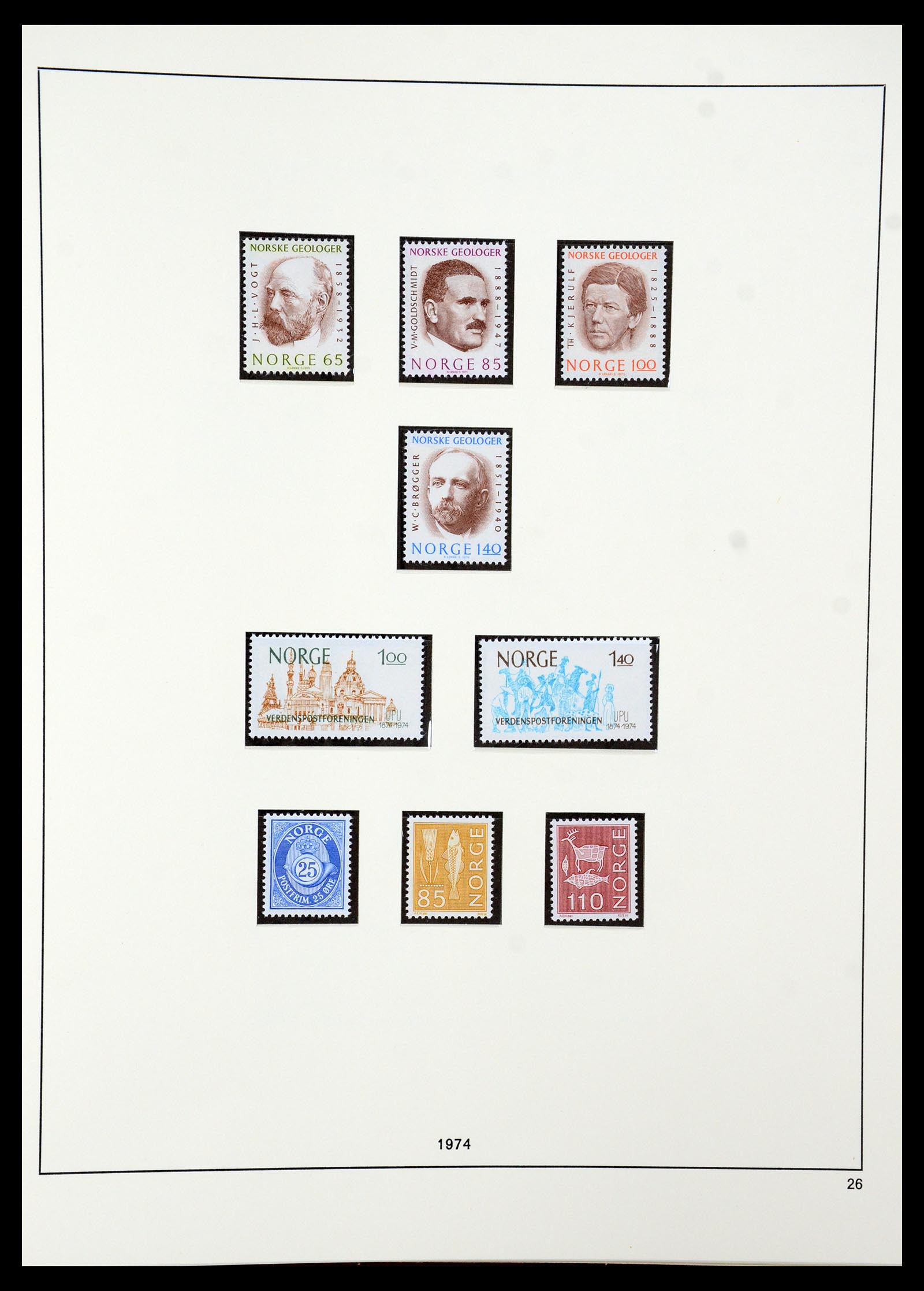 35309 041 - Postzegelverzameling 35309 Noorwegen 1945-1998.
